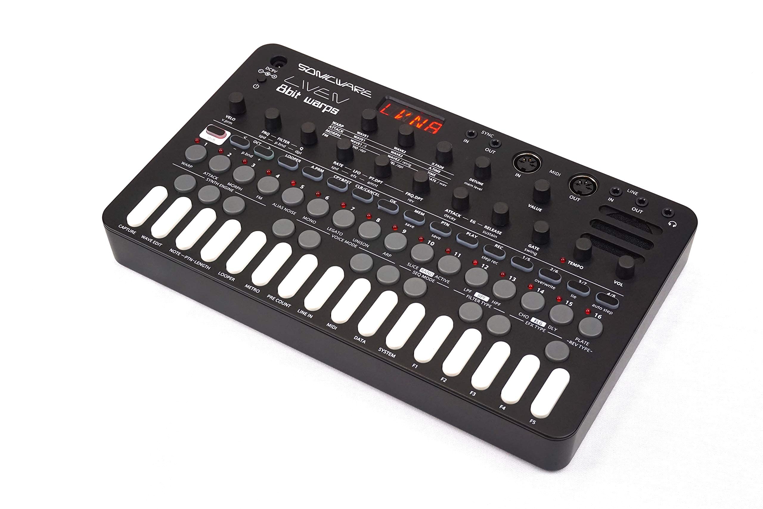 Sonicware Liven 8bit warps [8-bit Synthesizer Groove Box] 4-track looper fearture