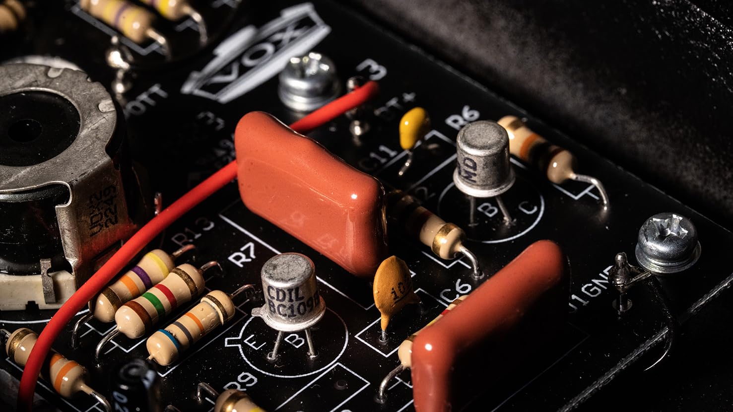 Vox V846 Vintage Wah-Wah Guitar Effects Pedal w/Treadle and Battery-Powered Operation