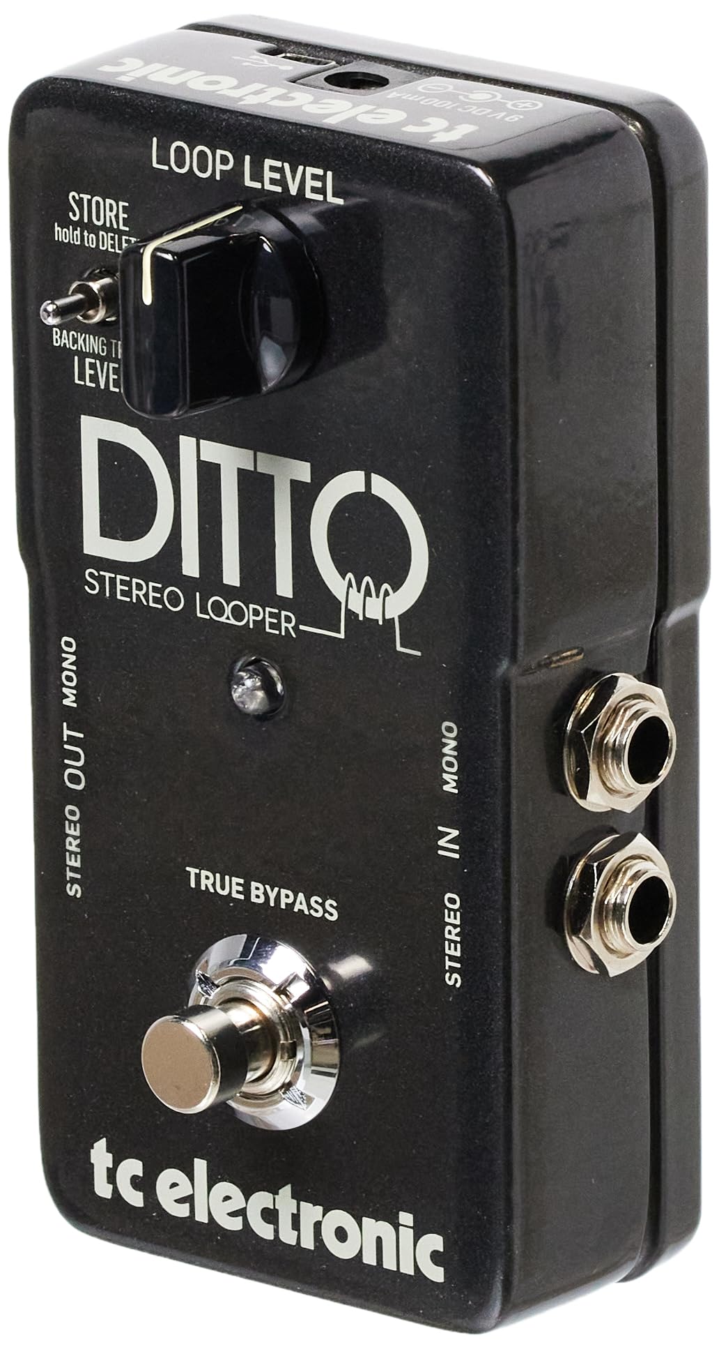 TC Electronic DITTO STEREO LOOPER Highly Intuitive Looper Pedal with Stereo I/O and Loop Import/Export