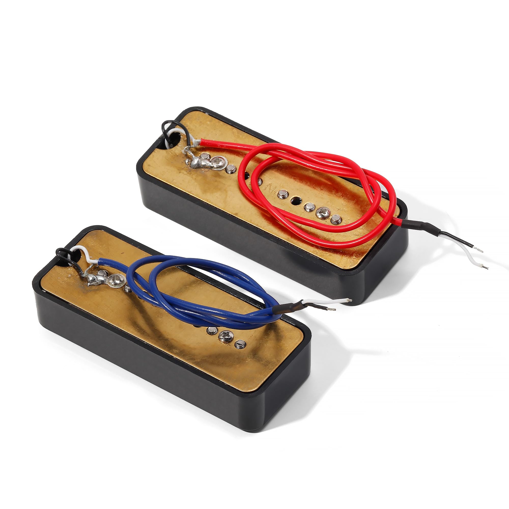 Wilkinson M series WO90 Ceramic Single Coil Pickups,Neck Bridge P-90 Pickups Set for Les Paul SG LP Style Electric Guitar Parts