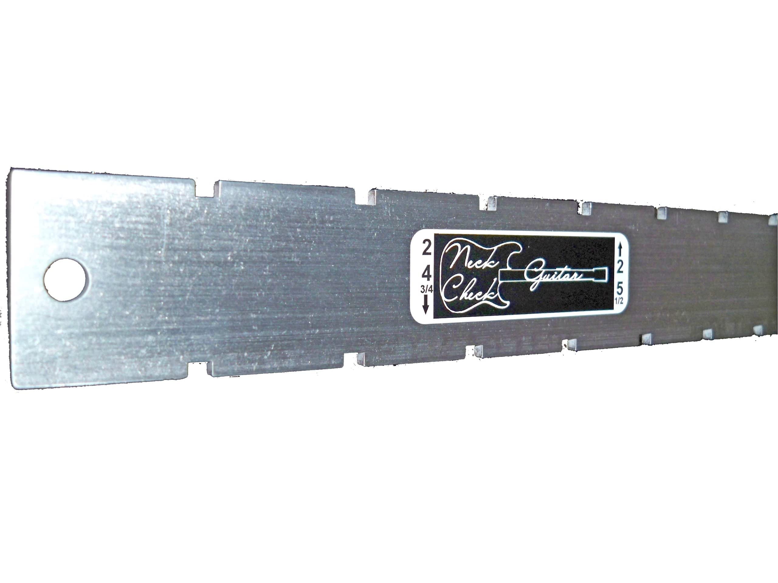 Neck Check Guitar Tools Made In Usa-Bass Straight Edge (Notched) Luthiers Tool-Neck Check