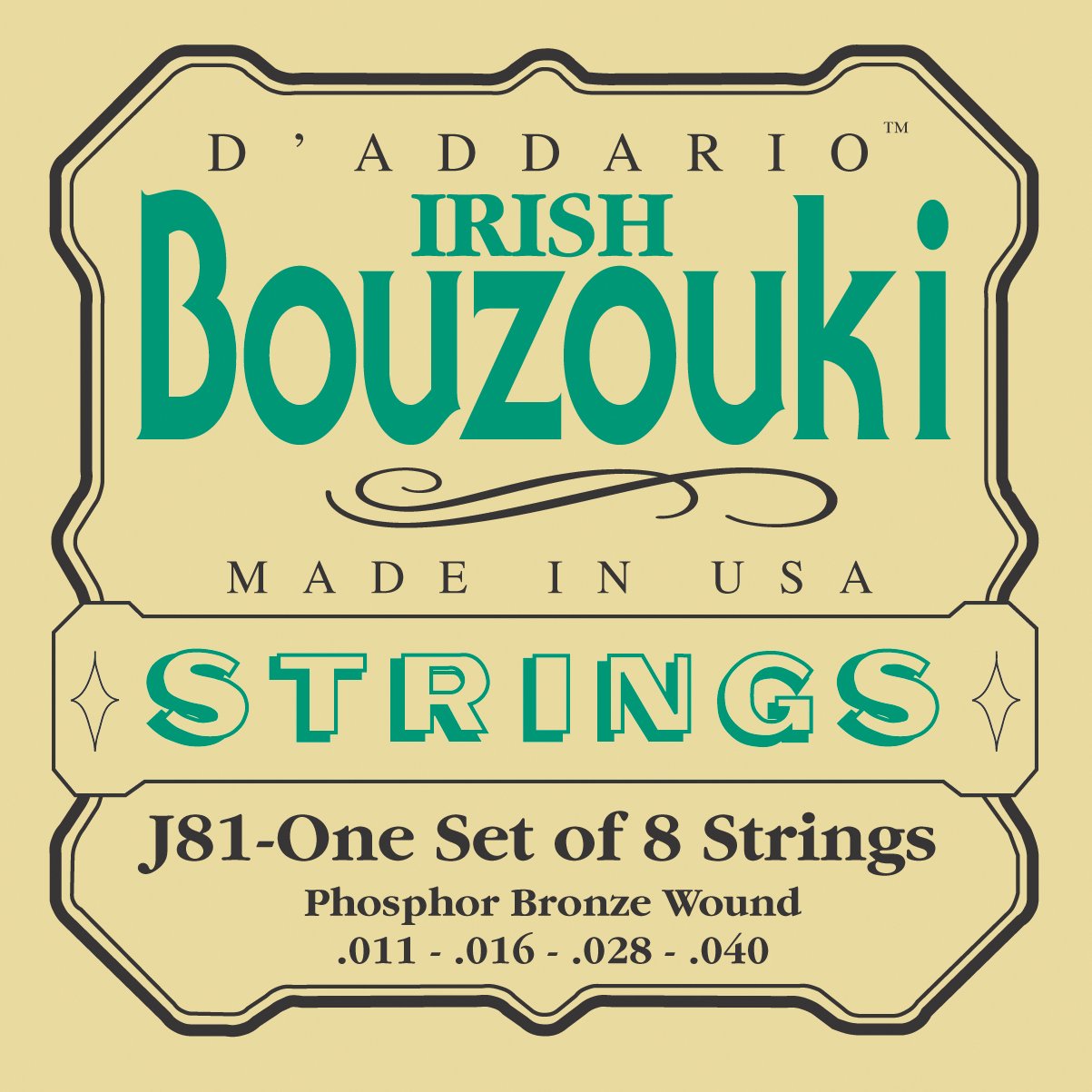 DAddario J81 Irish Bouzouki Strings