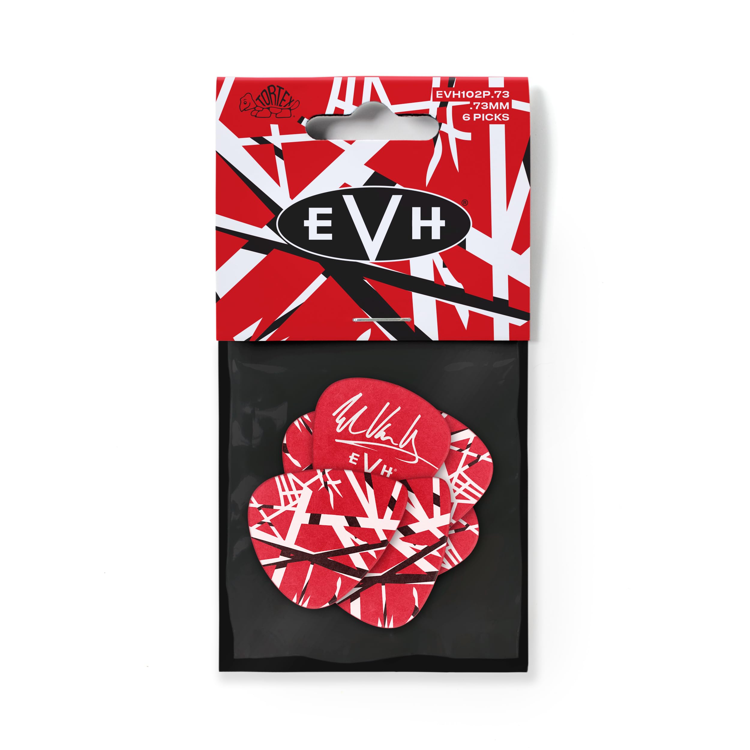 Jim Dunlop EVH Tortex Frankenstein Picks .73mm - 6 Pack