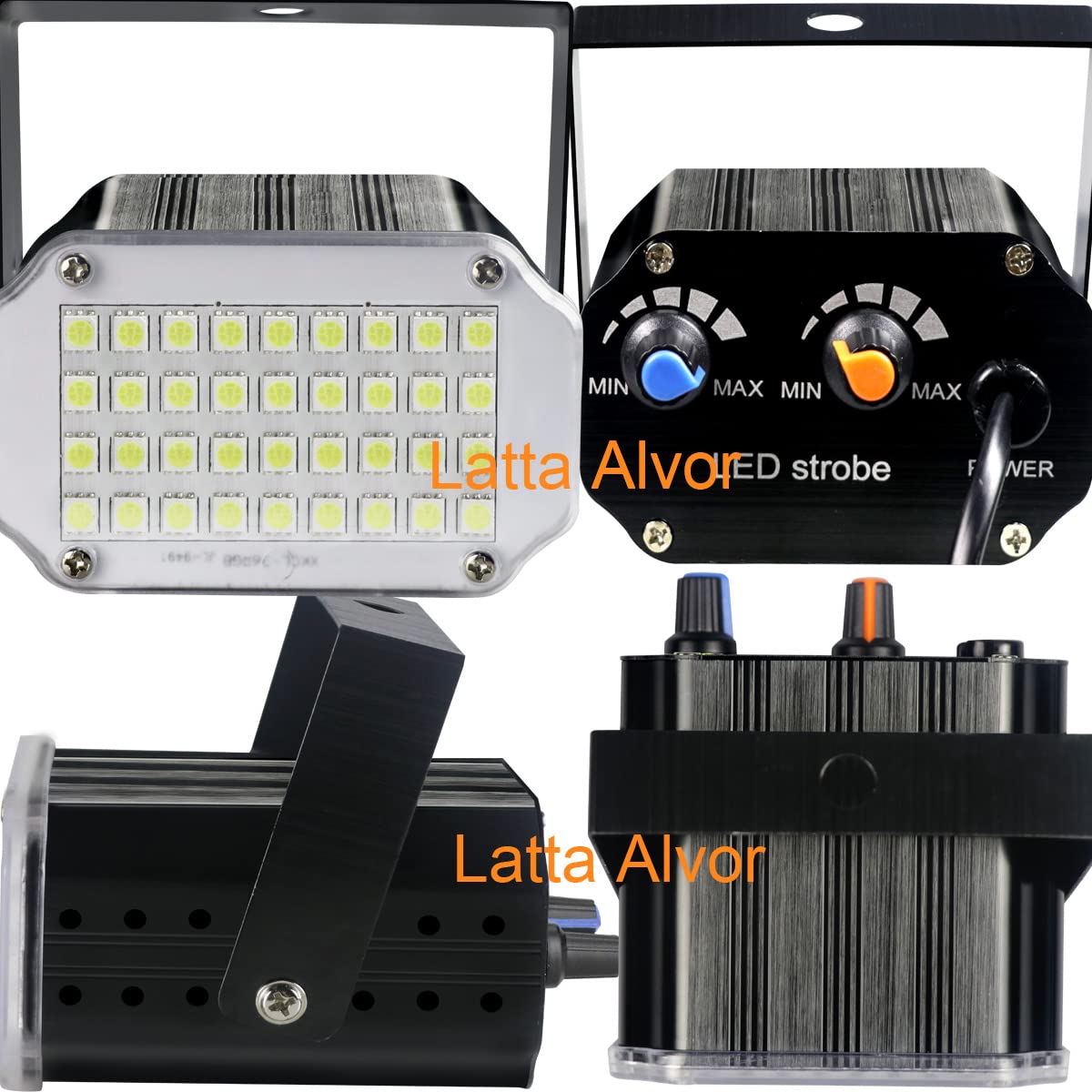 Strobe Lights Stage Light 36 LED Mini Disco LIghts Flash Strobe Lighting with Sound Activated and Speed Control for Party Weddin