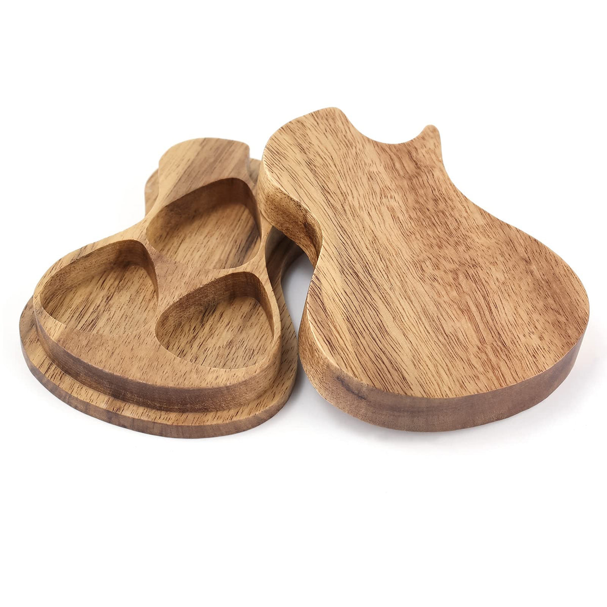 Savita Guitar Pick Holder, Personalized Guitar Pick Storage Wooden Guitar Pick Case Guitar Gift Box Musical Instrument Accessory