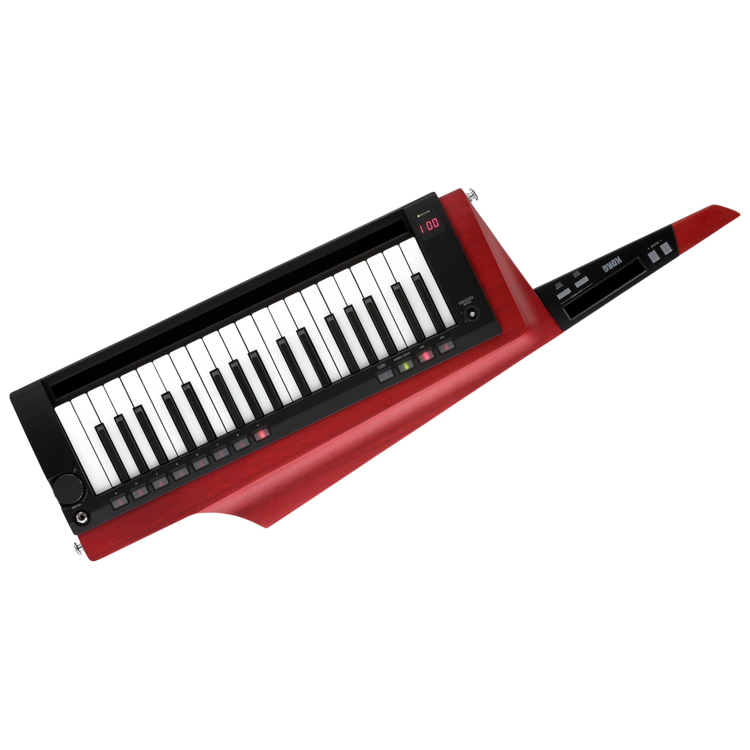 Korg RK-100S 2 37-key Keytar - Translucent Red