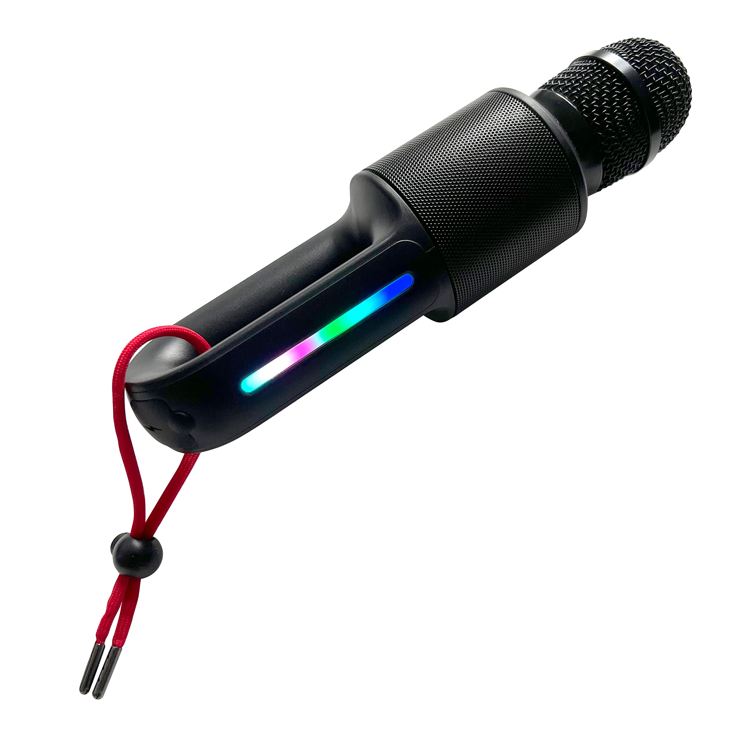 Singing Machine Portable, Handheld Bluetooth Karaoke Microphone and Speaker with Synchronized Lights and 22 Professionally Tuned