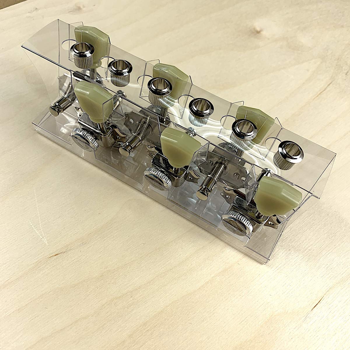 Gotoh SD90-MGT 3x3 Locking Tuning Keys With Lock Knob - NICKEL