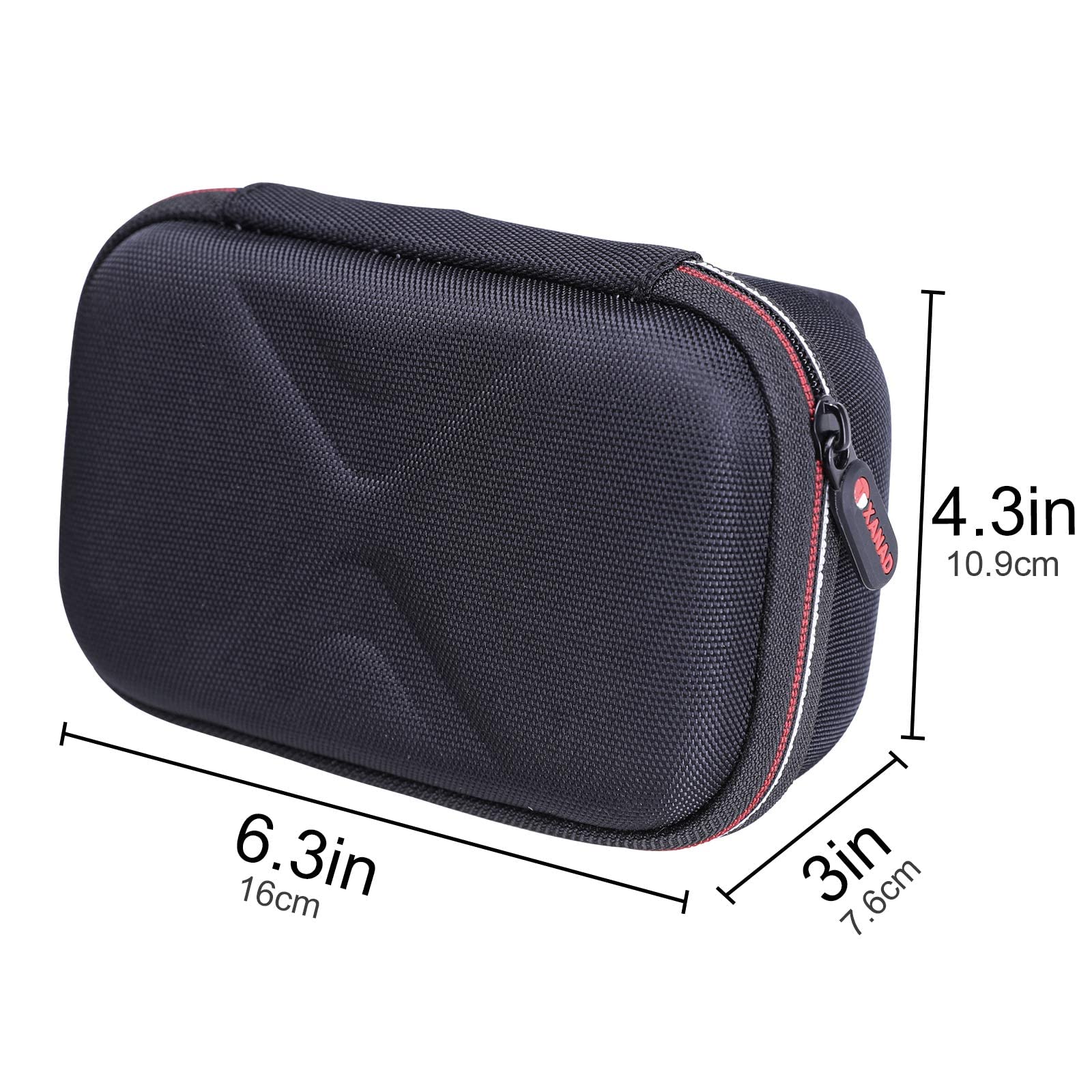 XANAD Hard Case for JBL GO 3 or GO 2 Bluetooth Speaker -Travel Carry Cover Storage Bag (Gray)