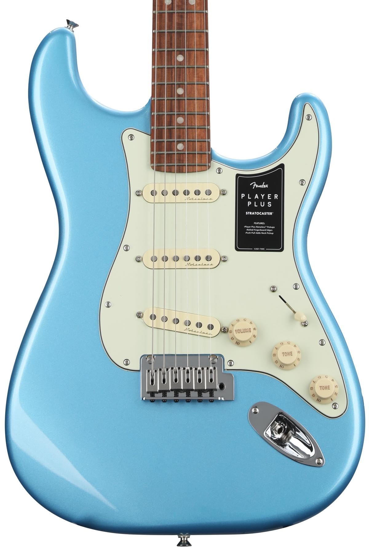 Fender 6 String Solid-Body Electric Guitar, with 2-Year Warranty, Right, Opal Spark (0147313395)