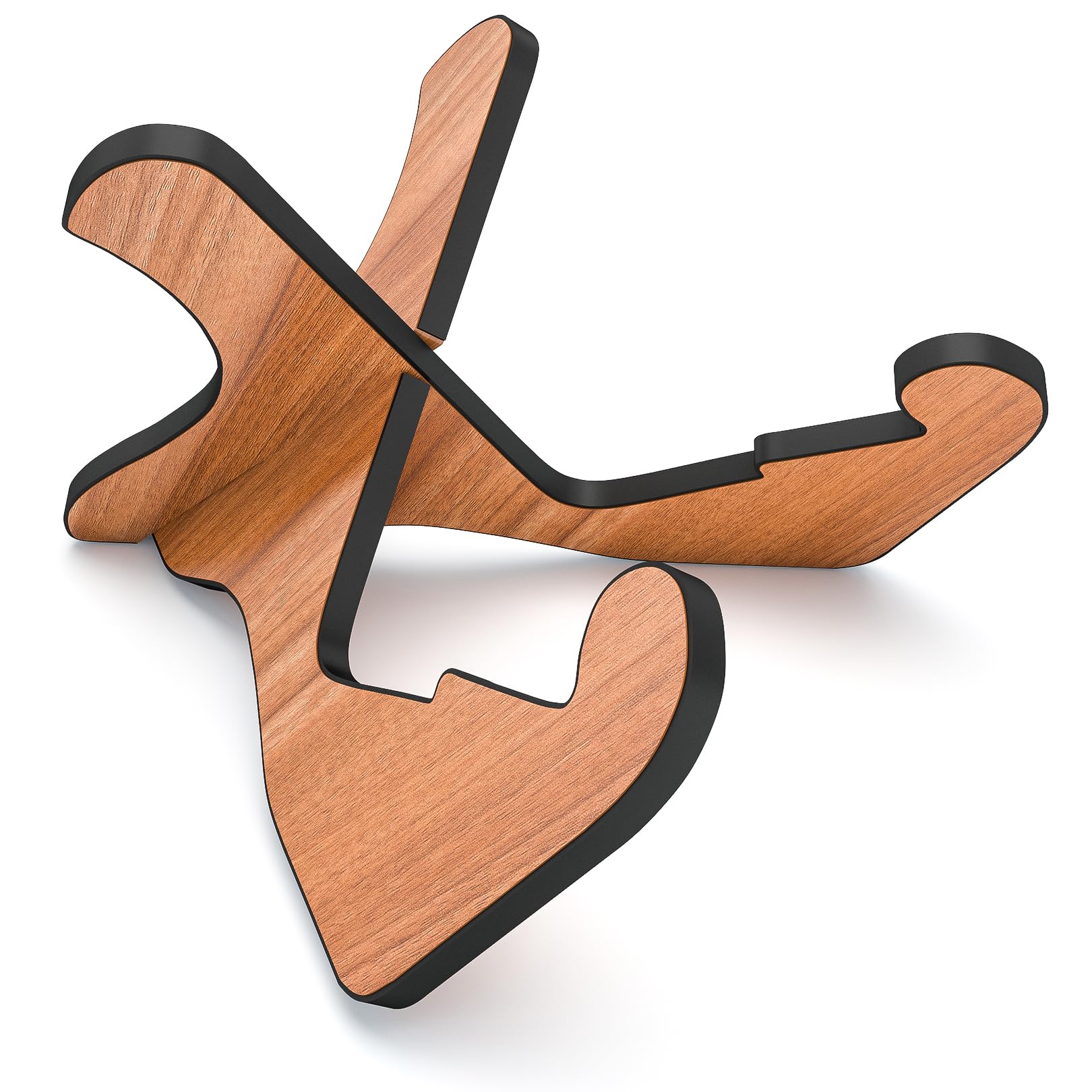 Guitar Stand Wooden Guitar Stand Portable Folding Instrument Holder For Acoustic Classic Electric Bass Guitar (Sapele)