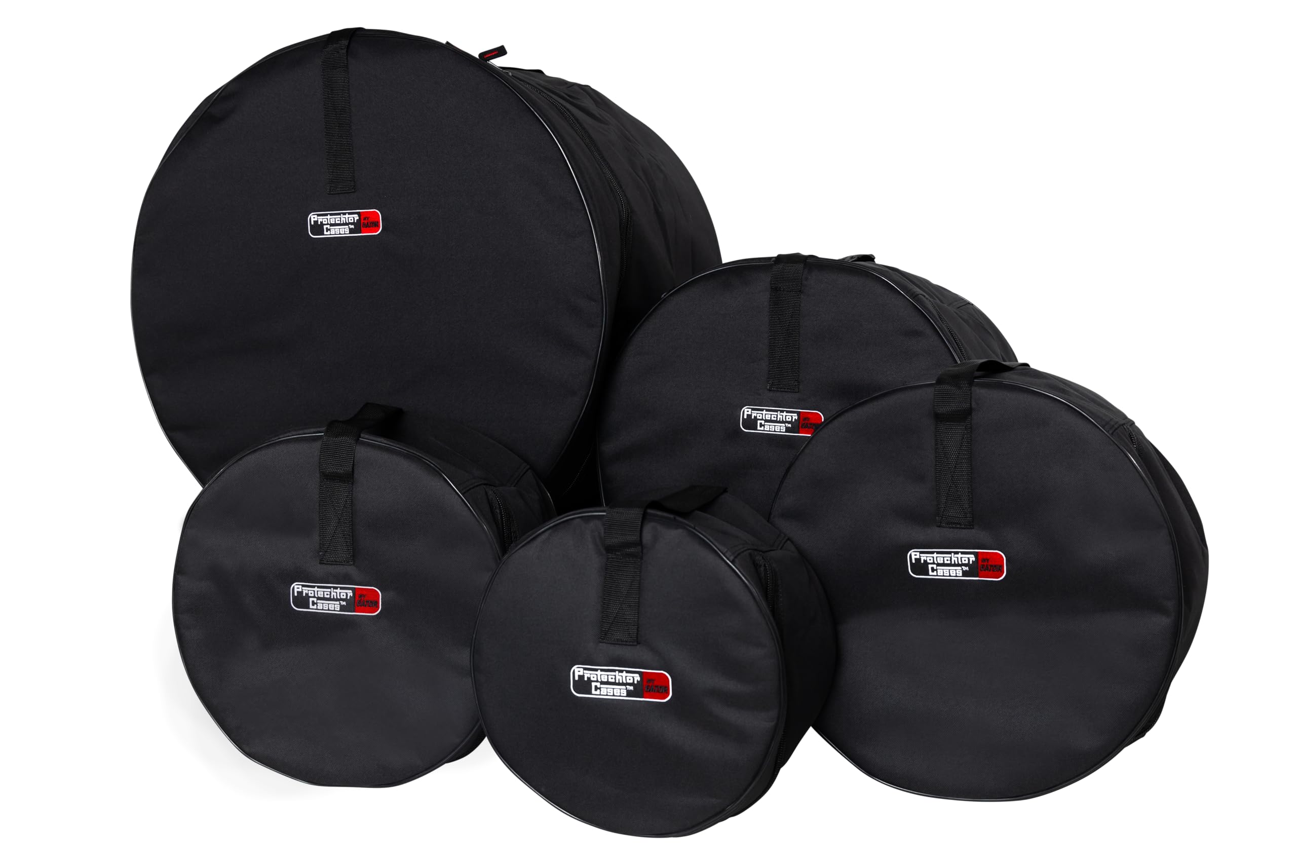 Gator Cases Rock Drum Set Bags: 22x18, 10x8, 12x9, 16x16, 6.5x14; (GP-ROCK-100)