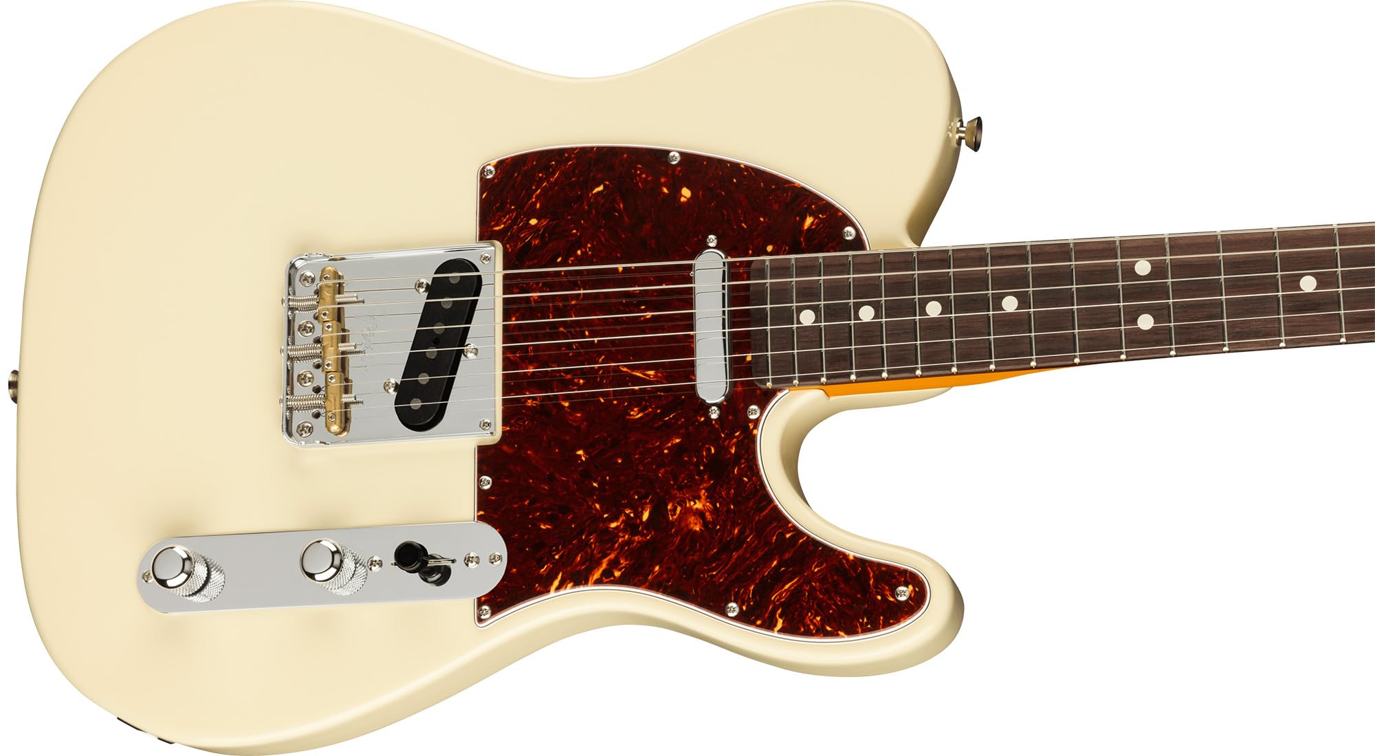 Fender American Professional II Telecaster - Olympic White Bundle with Case, Strap, Cable, and Guitar Cleaning Kit