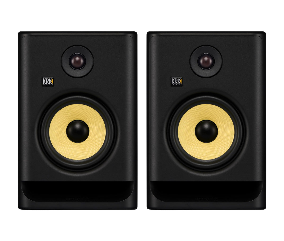 KRK RP8G5 ROKIT 8 Generation Five 8 Powered Studio Monitor Pair, 8 Inc ...