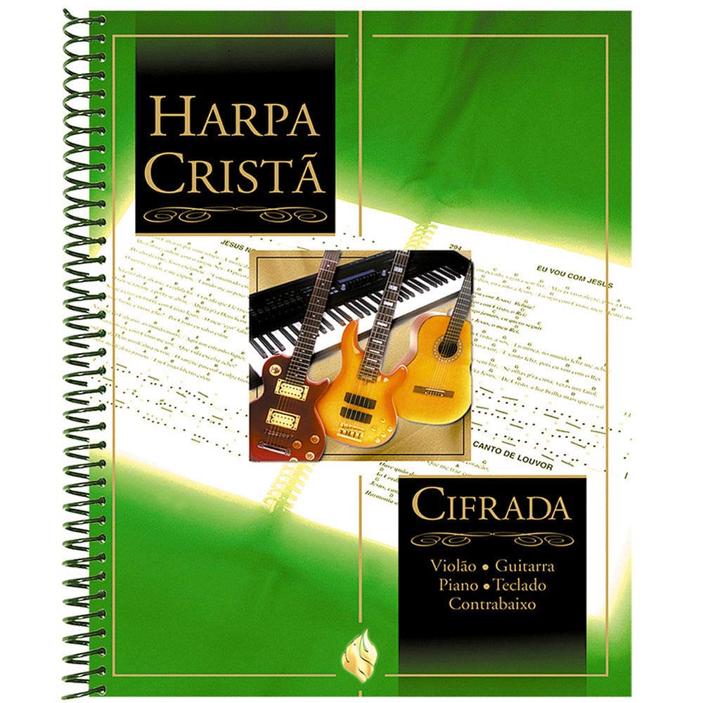 Harpa Crist Cifrada Violo Guitarra Piano Teclado Con Baixo