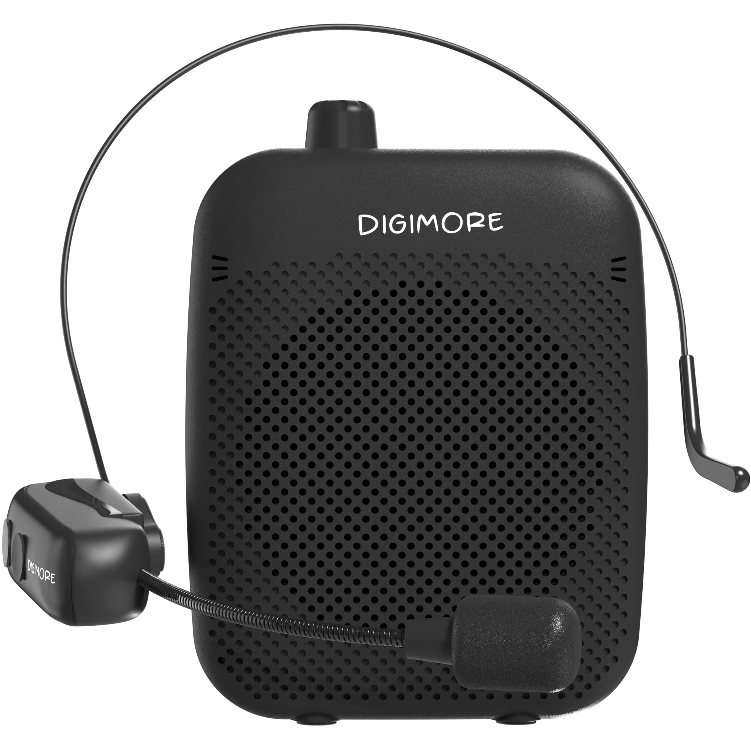 Digimore Wireless Voice Amplifier For Teachers With Bluetooth | 10-Hr Battery | 10W Speaker | Wireless Headset Mic For Tour Guid