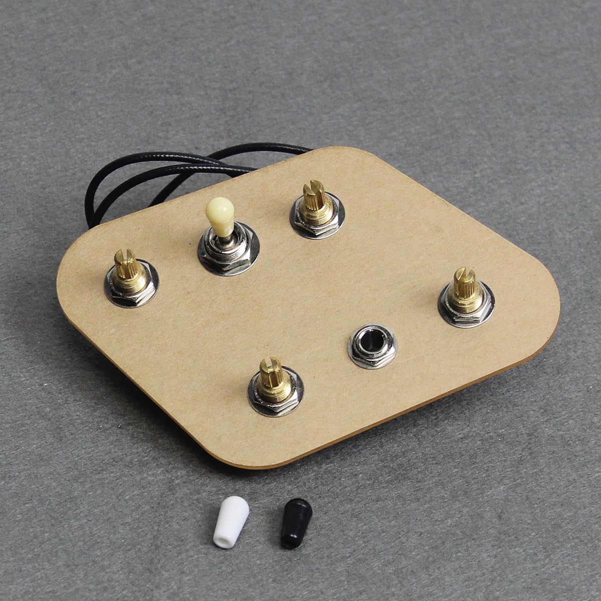 Fleor Pre-Wired Guitar Wiring Harness Kit 2T2V 500K 473J 200V 0.047Uf 3 Way Switch Circuit For Sg Guitar Replacement