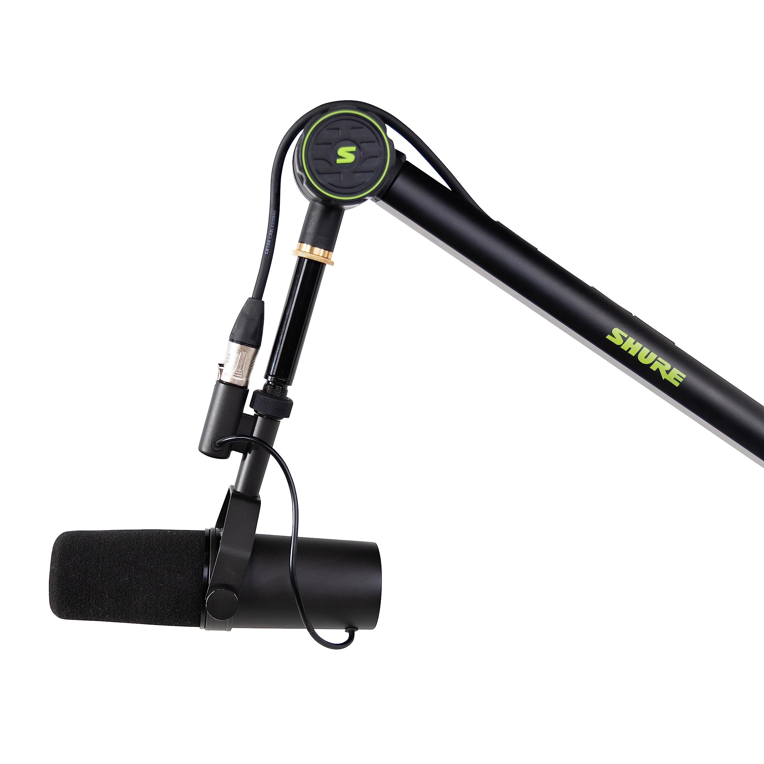 Shure by Gator Deluxe Articulating Desktop Podcasting Mic Boom Arm - Thumbnail 2