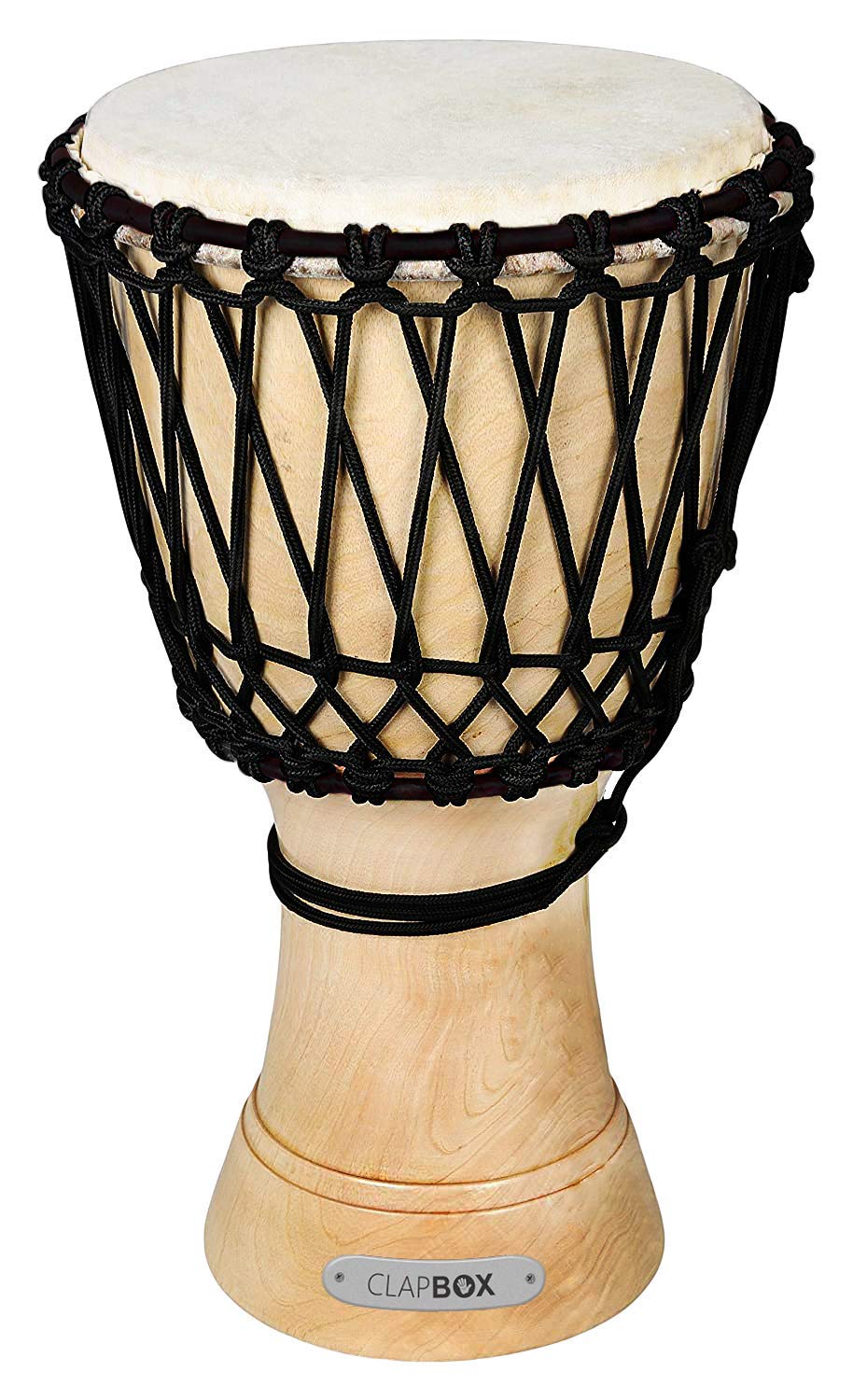 Clapbox Djembe - Mango Wood (10 Inches, Natural)