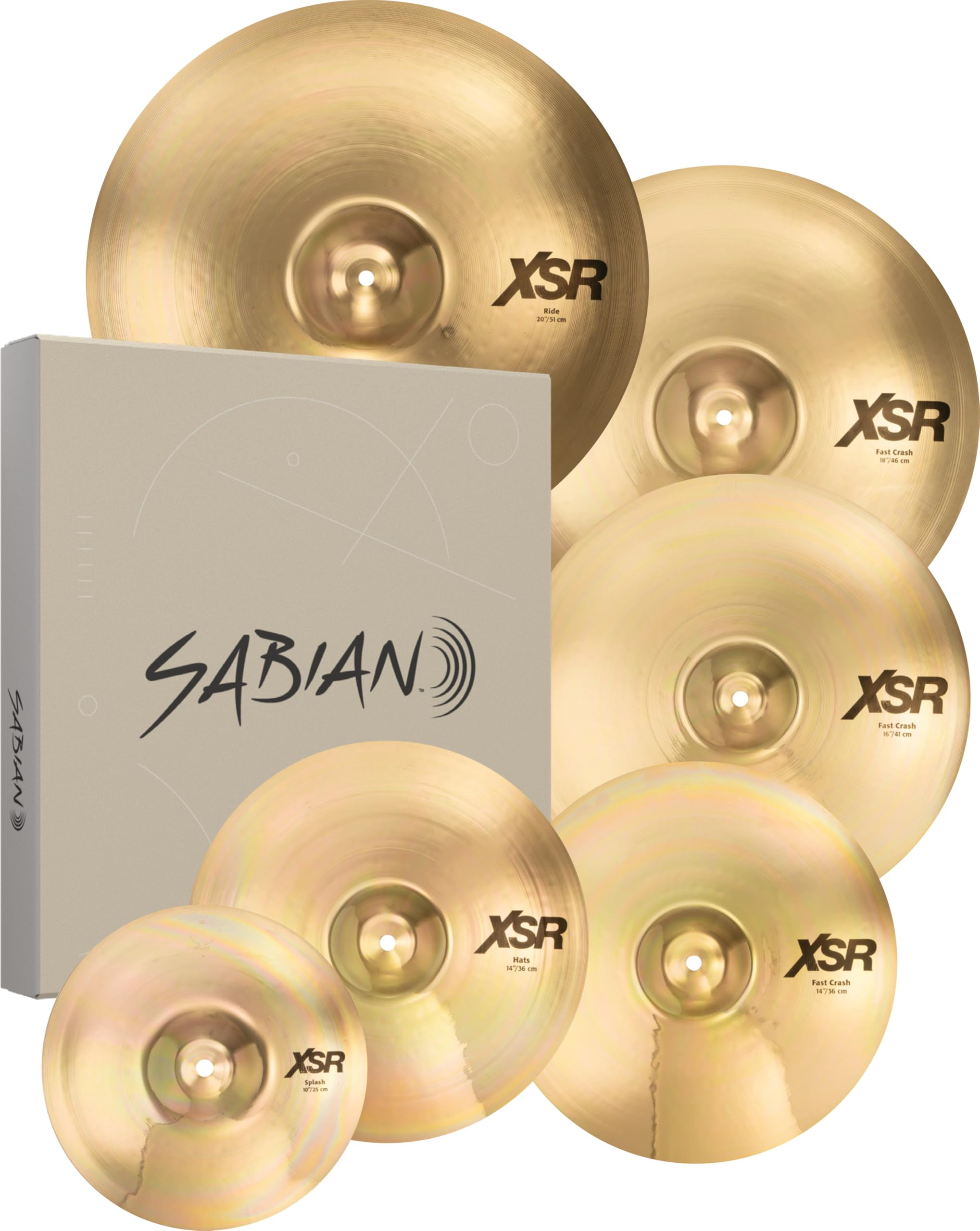 SABIAN XSR Super Cymbal Set w/10 & 18