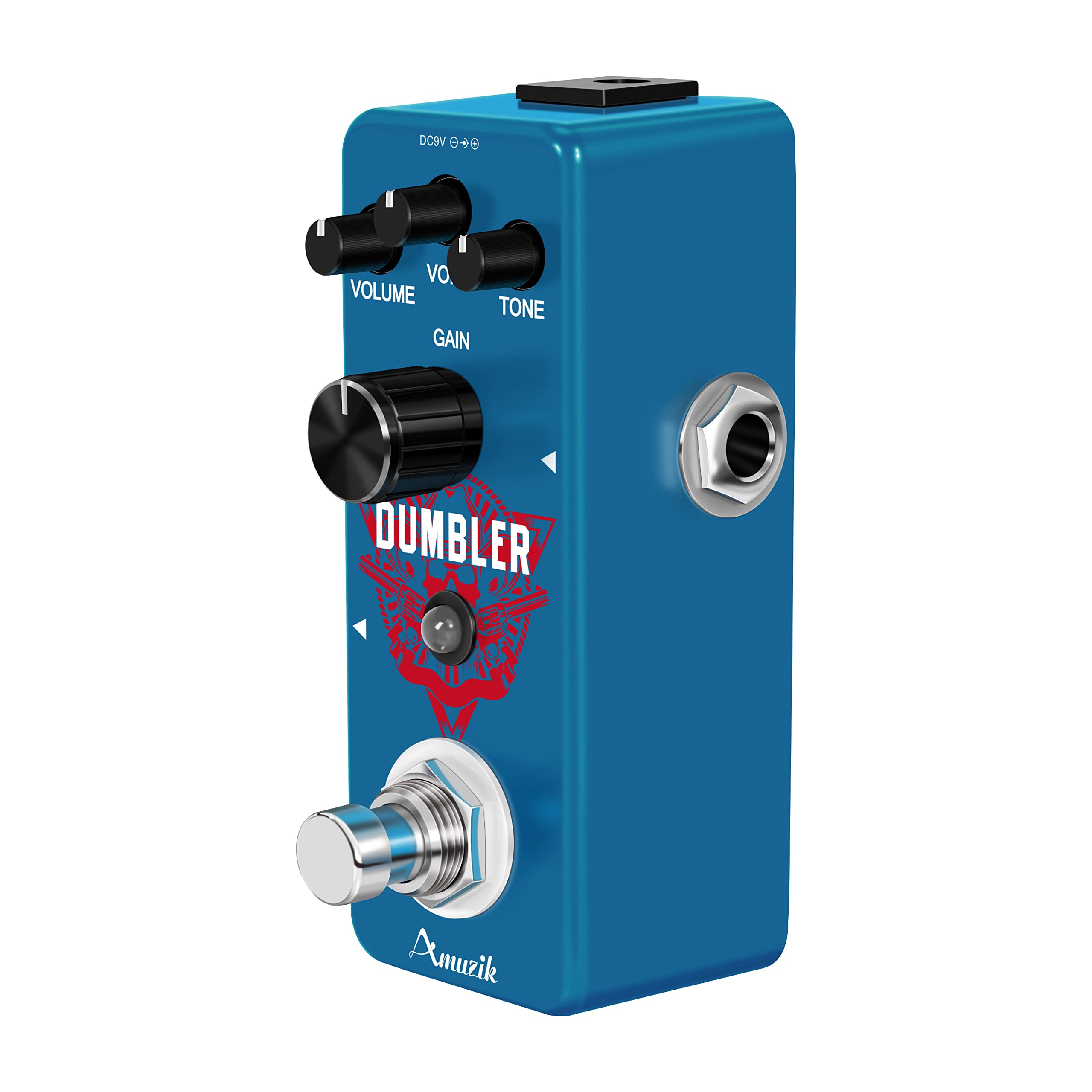 Amuzik Guitar Dumbler Effect Pedal for Electric Guitar Analog Dumbler Effects Pedals with Amp simulator Effect Overdrive Pedals