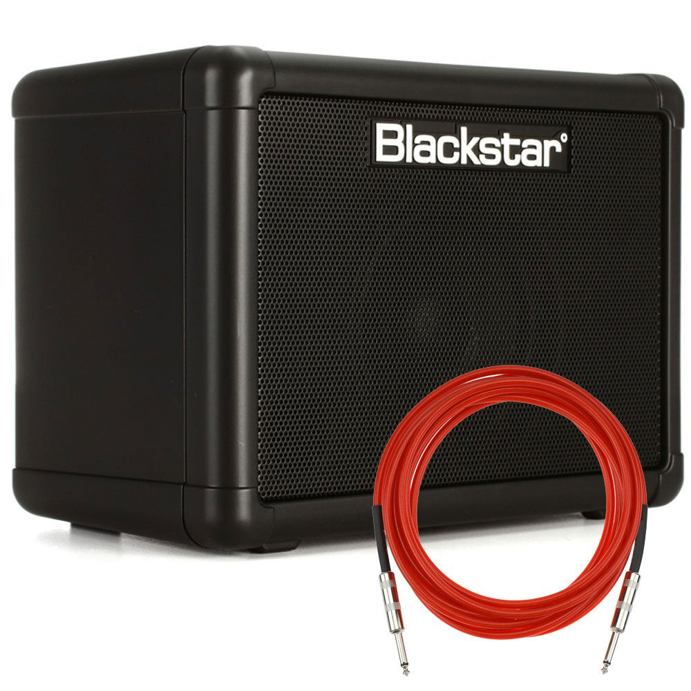 Blackstar Fly 3 Bass Innovative Combo Amplifier (Black) Bundle With Right Angle Instrument Cable (10-Feet)