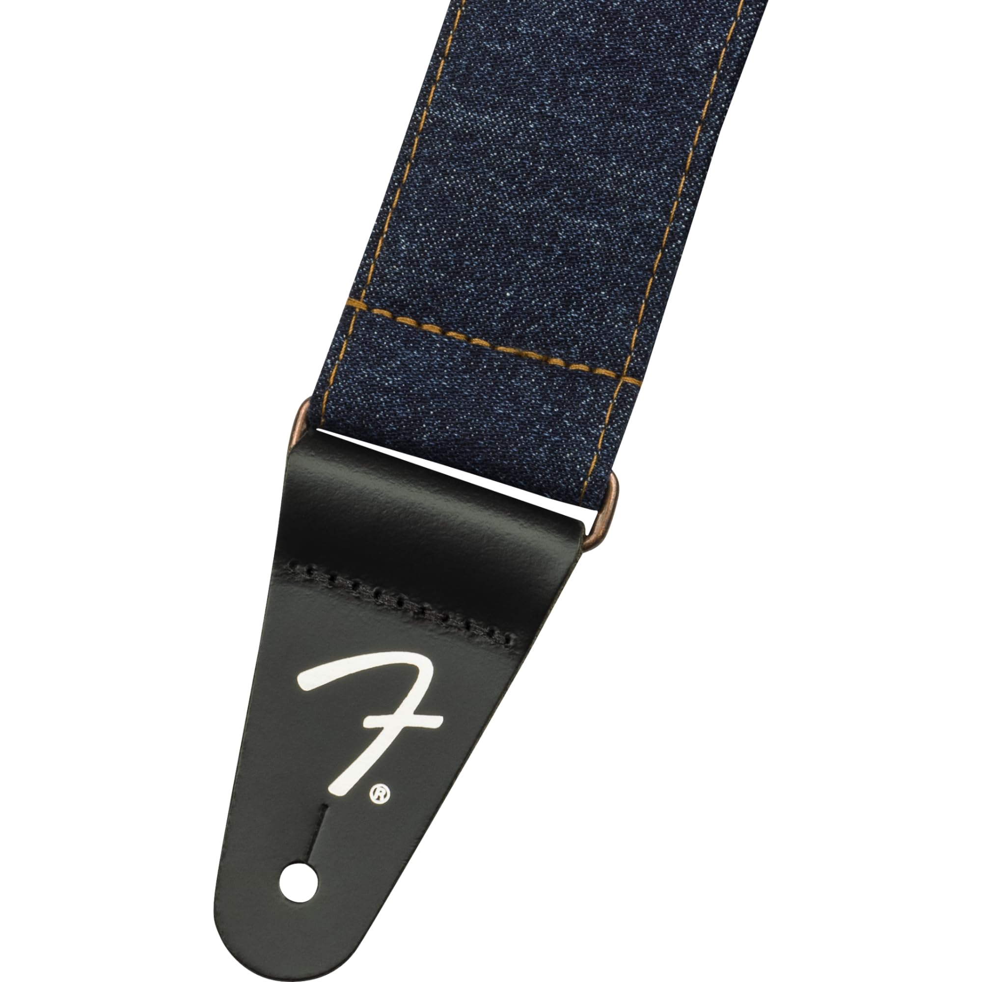 Fender x Wrangler Ripped Paisley Denim Strap, Black