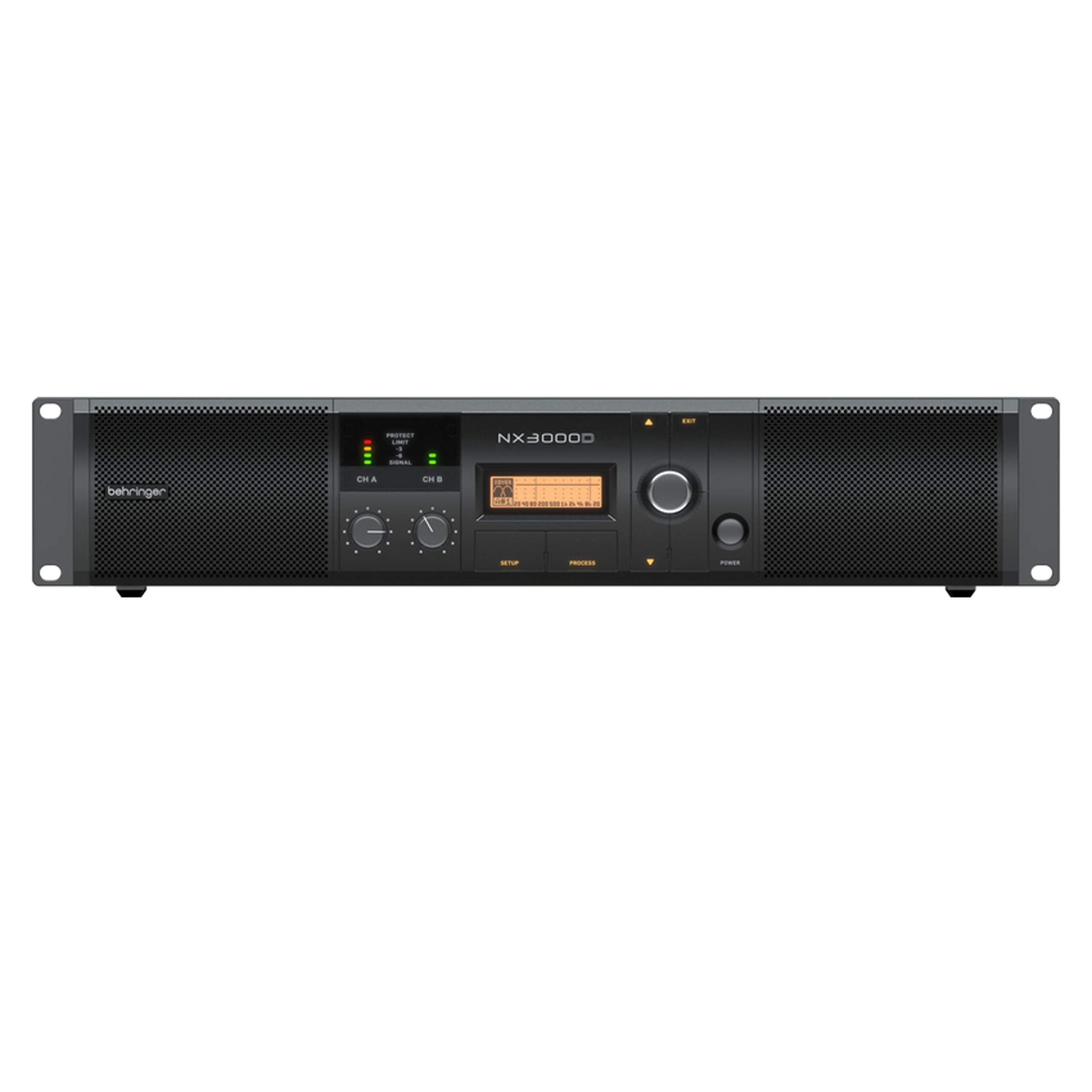 Behringer NX3000D Ultra-Lightweight 3000 Watt Class-D Power Amplifier with DSP Control and SmartSense Loudspeaker Impedance Comp