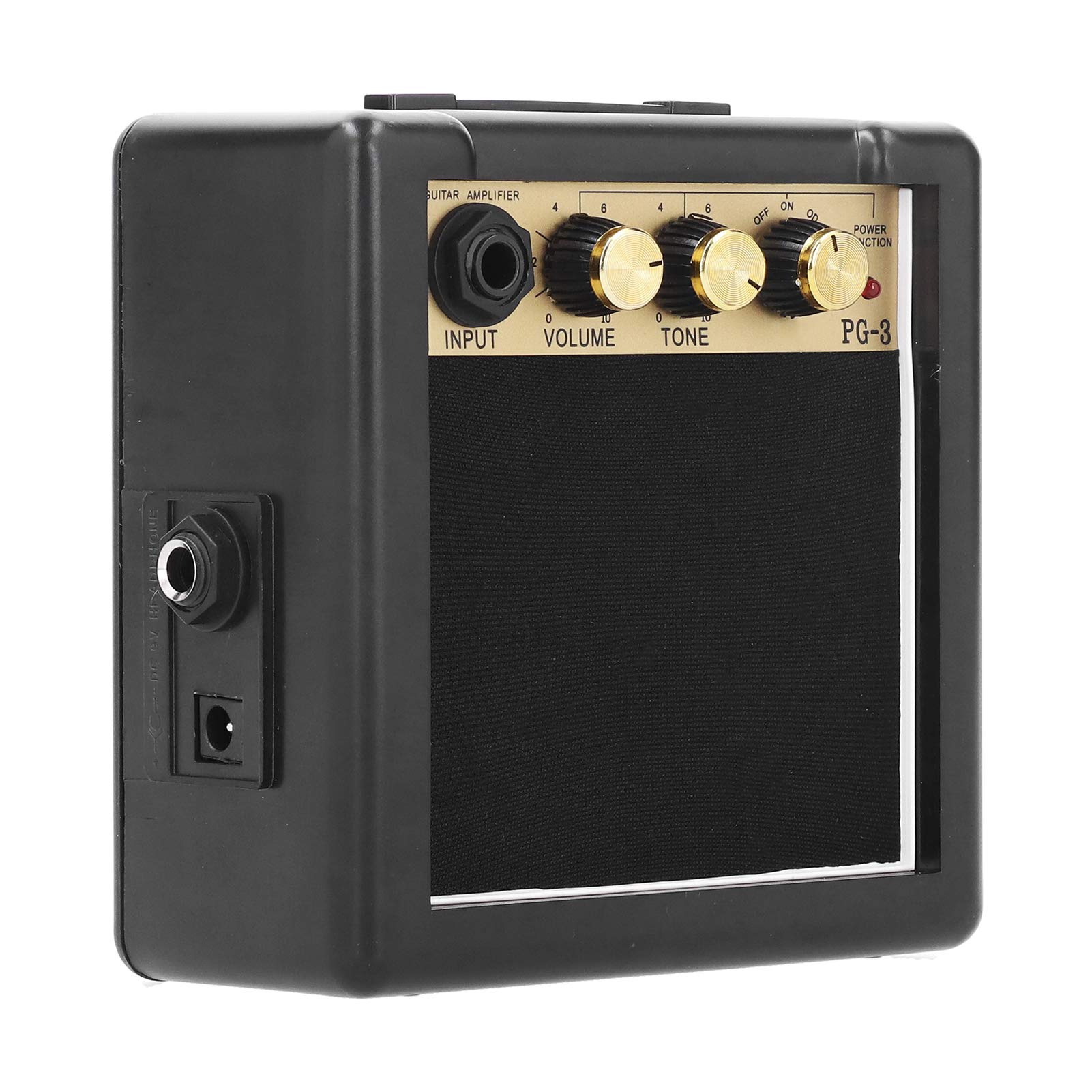 Guitar Amplifier, Bass Speaker Mini Guitar Amplifier, Portable Pg-3 3W For Electric Guitar Electric Bass