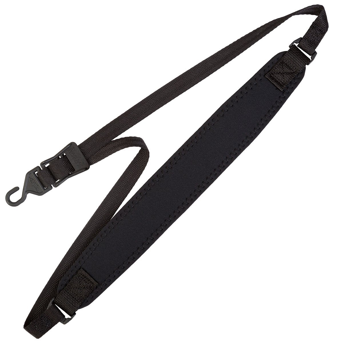 Neotech Classic, Black, X-Long, Open Hook Saxophone Strap (2001032)