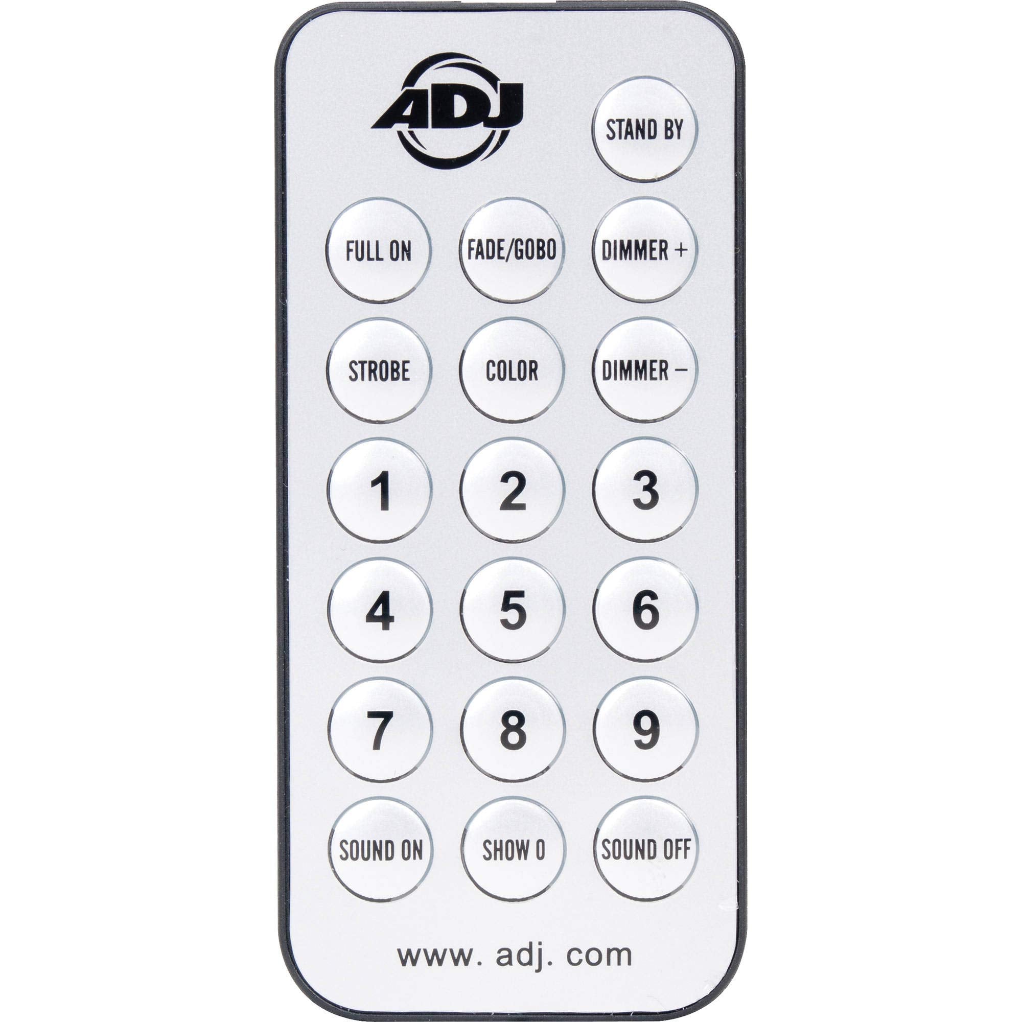 Adj Uc-Ir Remote Control For Select Adj Lighting Fixtures