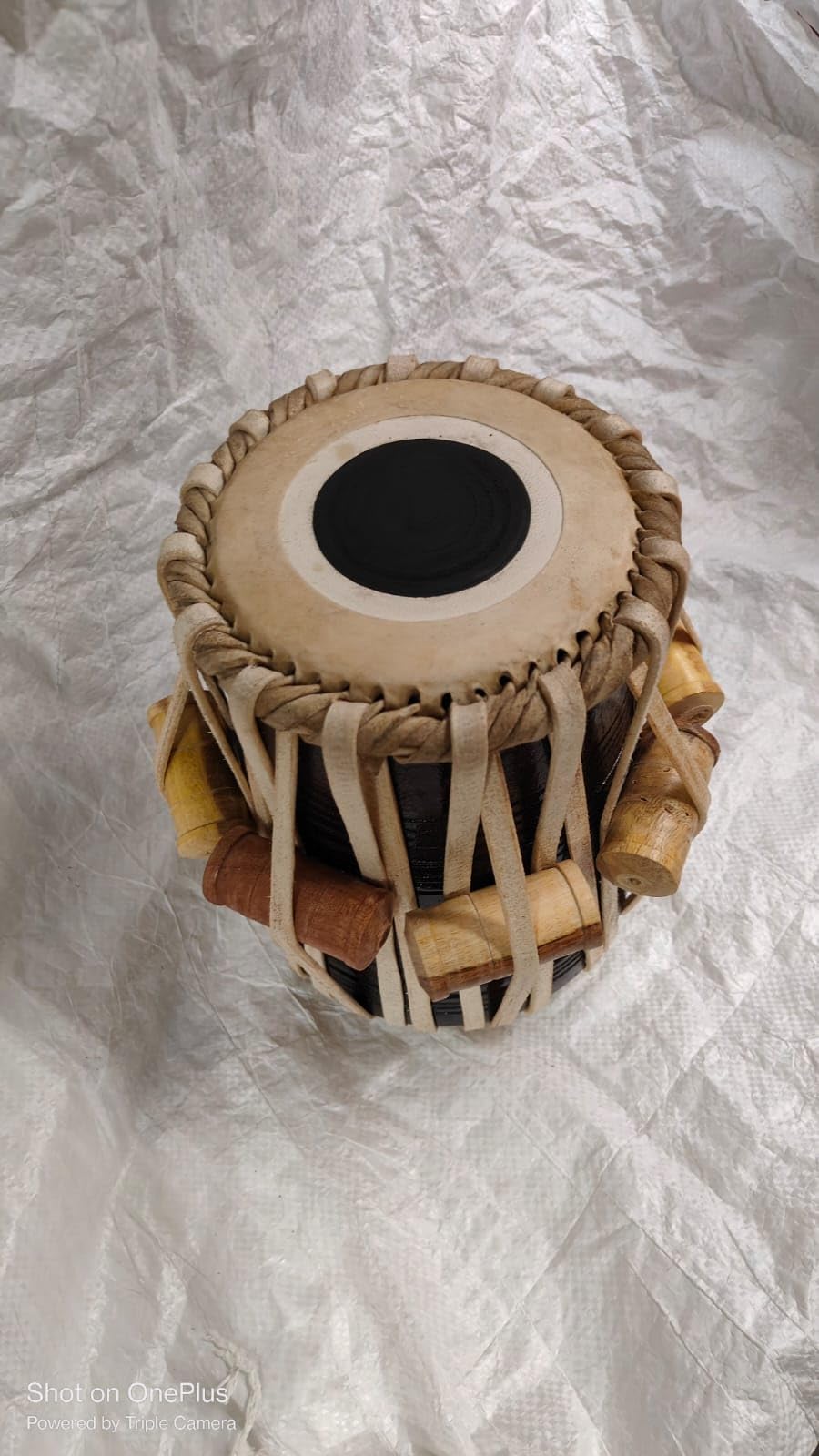 Sai Musical Hand-Made Tuned Dayan Tabla With Cushions And Covers, Special Handmade Puddis (Drum-Heads)