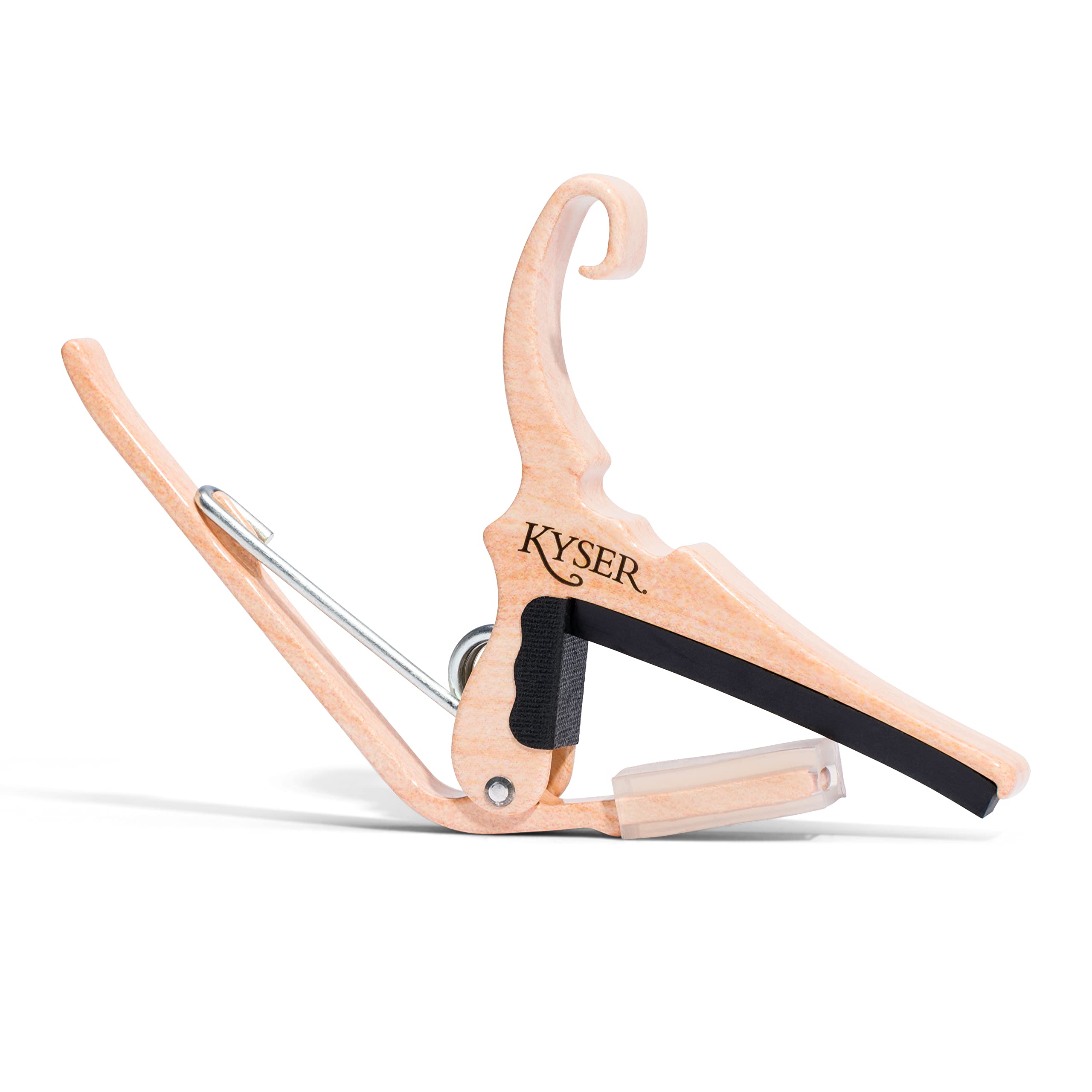 Kyser Quick-Change Guitar Capo For 6-String Acoustic Guitars, Maple, Kg6Ma