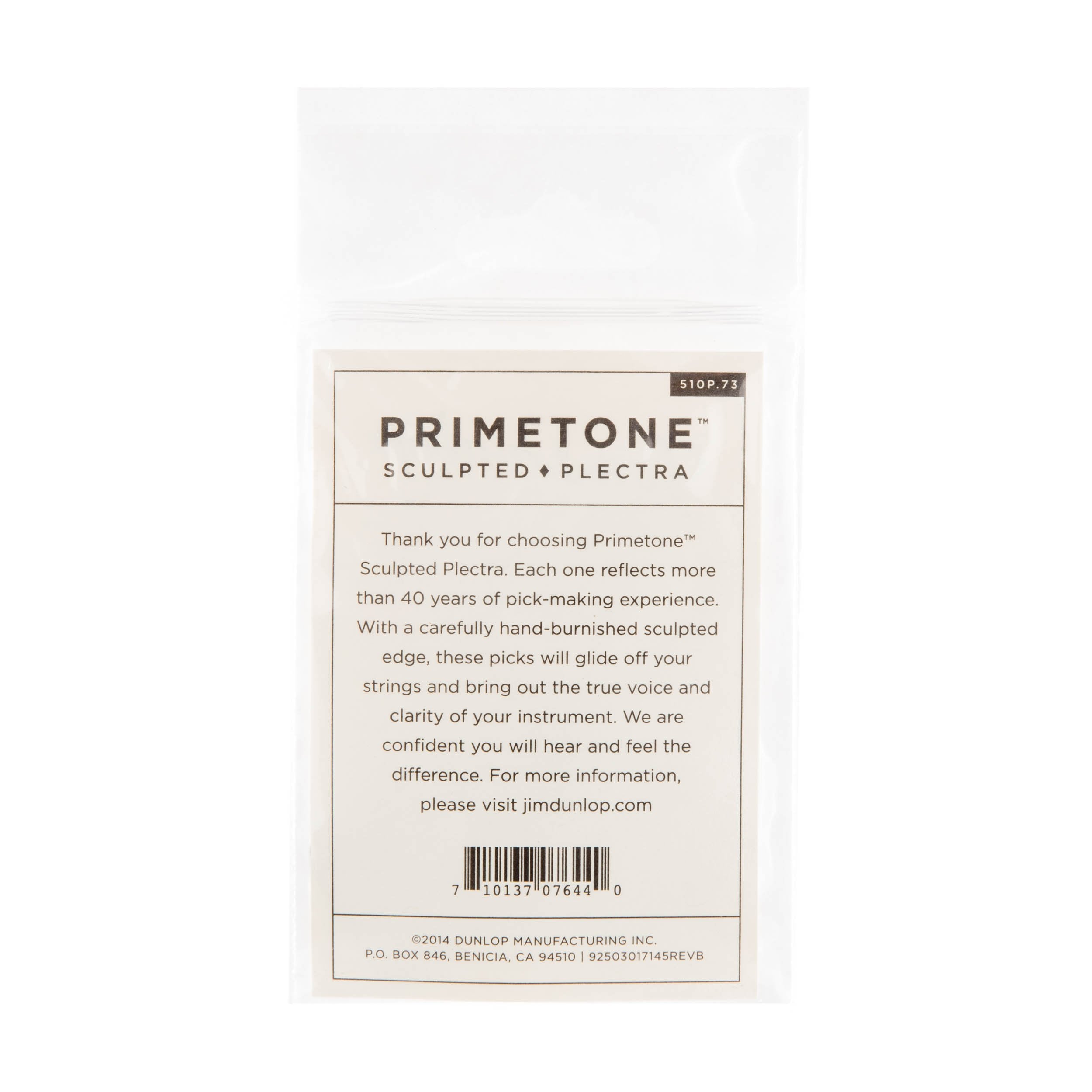 JIM DUNLOP Primetone Standard .73mm Sculpted Plectra with Grip , 3 Pack