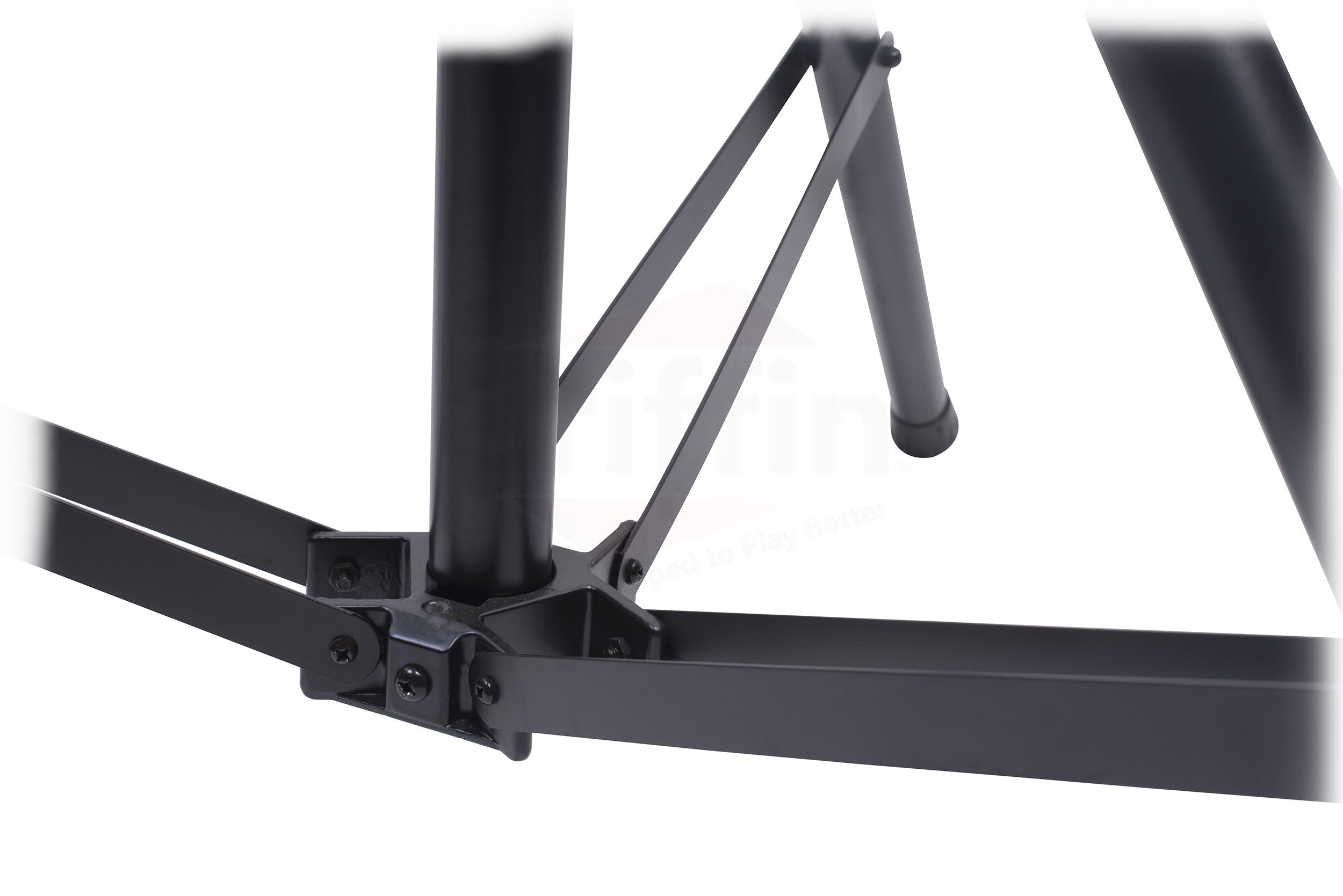 GRIFFIN - Crank Up Triangle Light Truss System | DJ Booth Trussing Stand Kit for Light Cans & Speakers | Pro Audio Lighting Stag