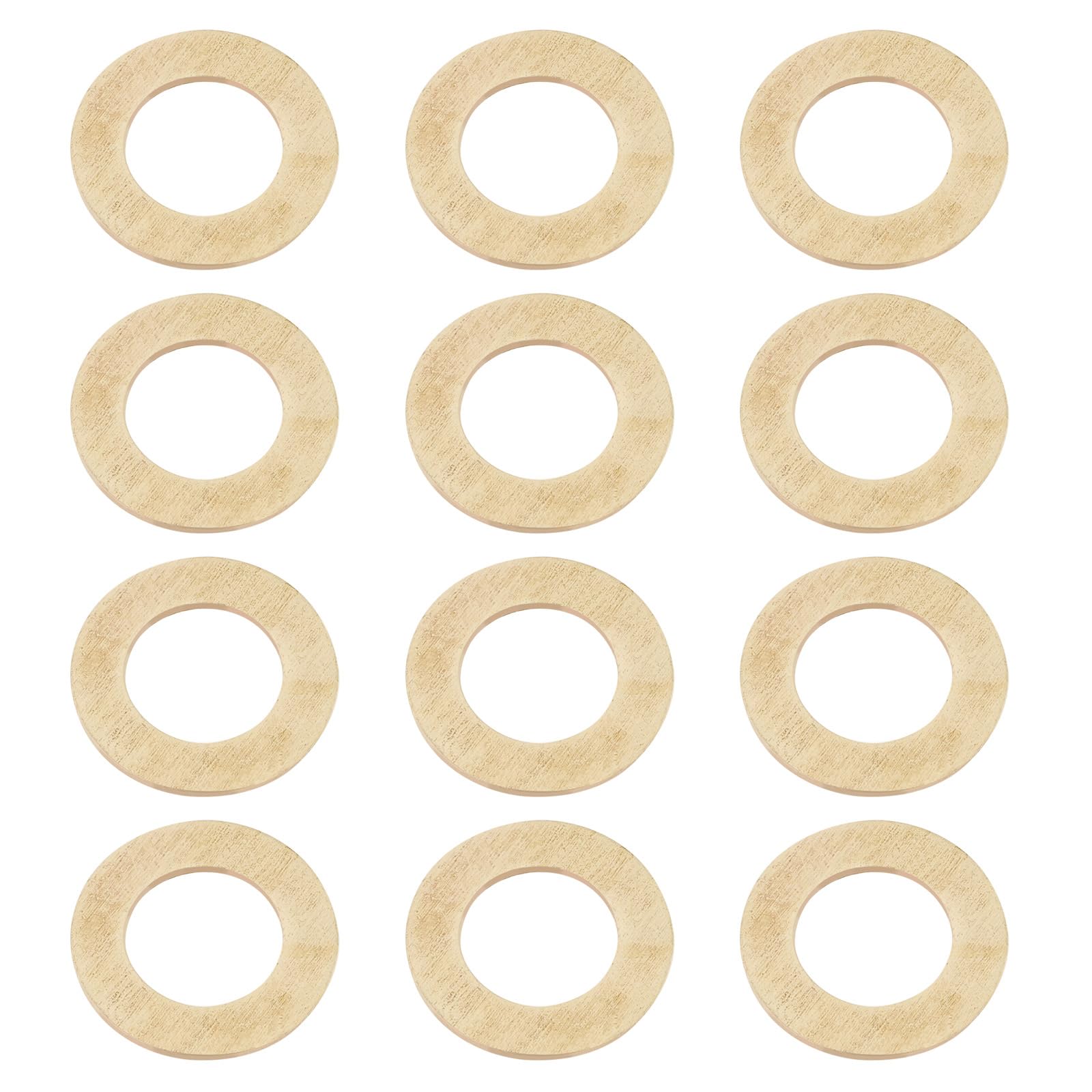 The Lord of the Tools 12pcs Guitar Brass Truss Rod Washers 0.209 x 0.367 Truss Rod Nut Flat Brass Washers 002-2335-049 for Vinta