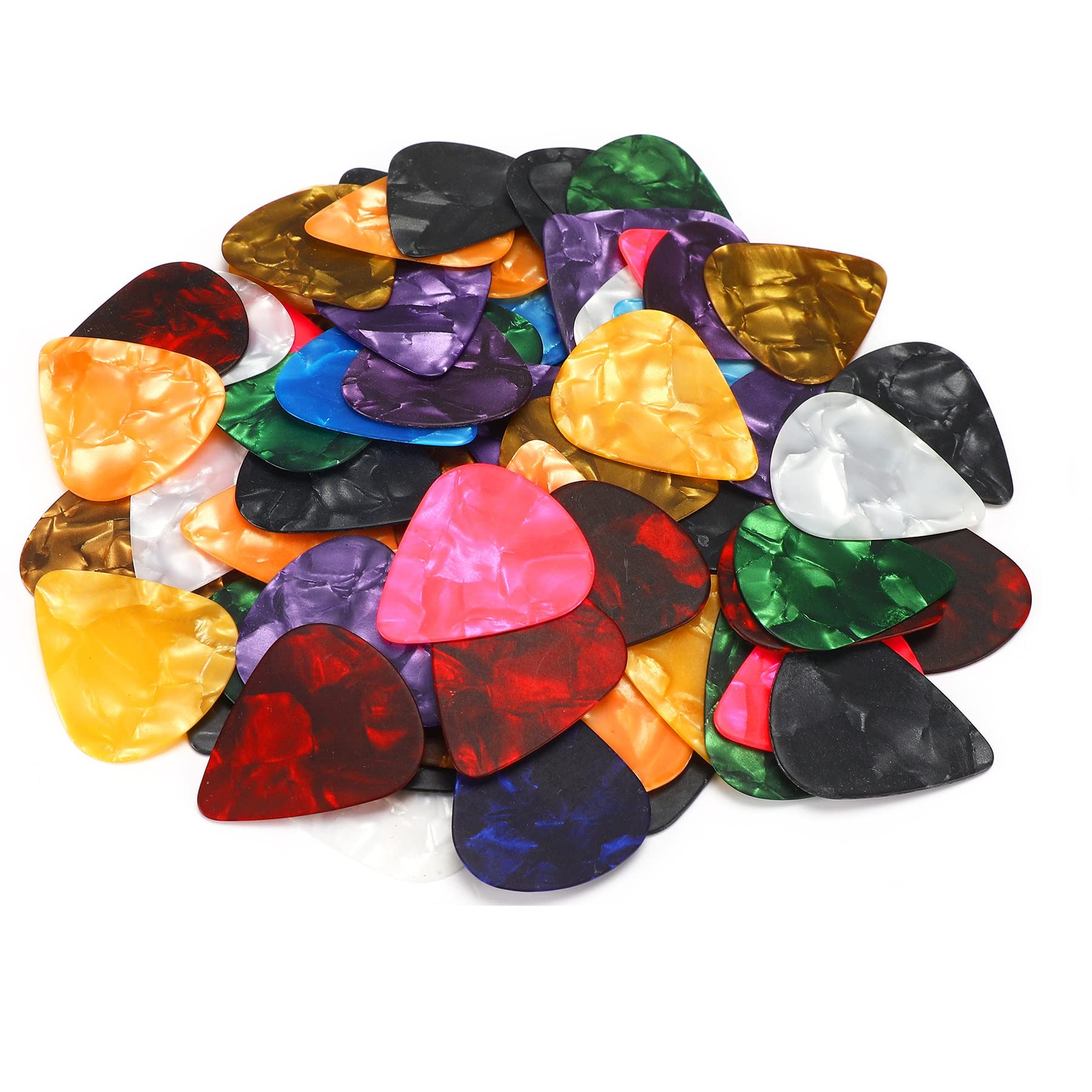150 Pcs Guitar Picks Sampler Value Pack Mixed Colorful 0.96Mm Thickness
