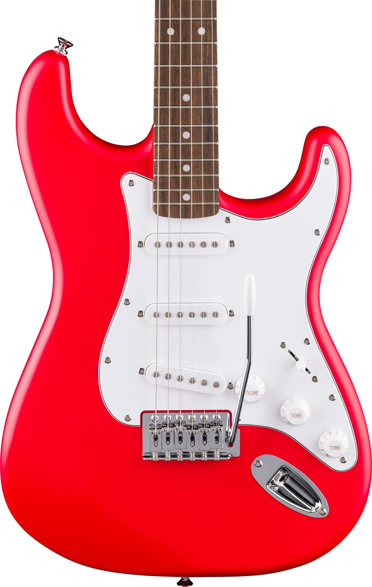 Fender Squier Stratocaster - Torino Red Bundle with Gig Bag, Tuner, Picks, and Austin Bazaar Instructional DVD