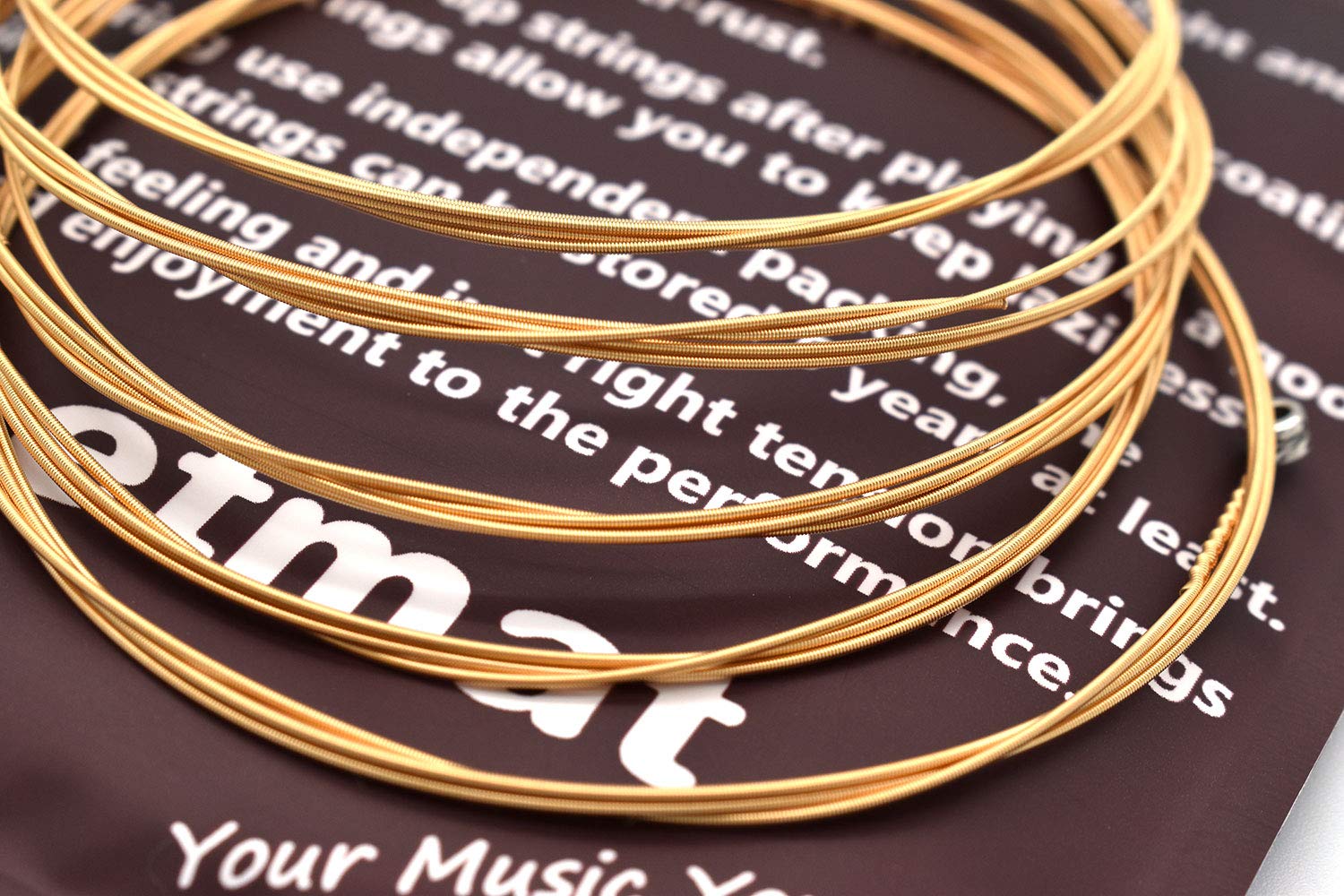 Acoustic Guitar G Strings, Light Tension - Corrosion-Resistant Rust-Prevent Brass, Offers a Bright and Well-Balanced Acoustic To