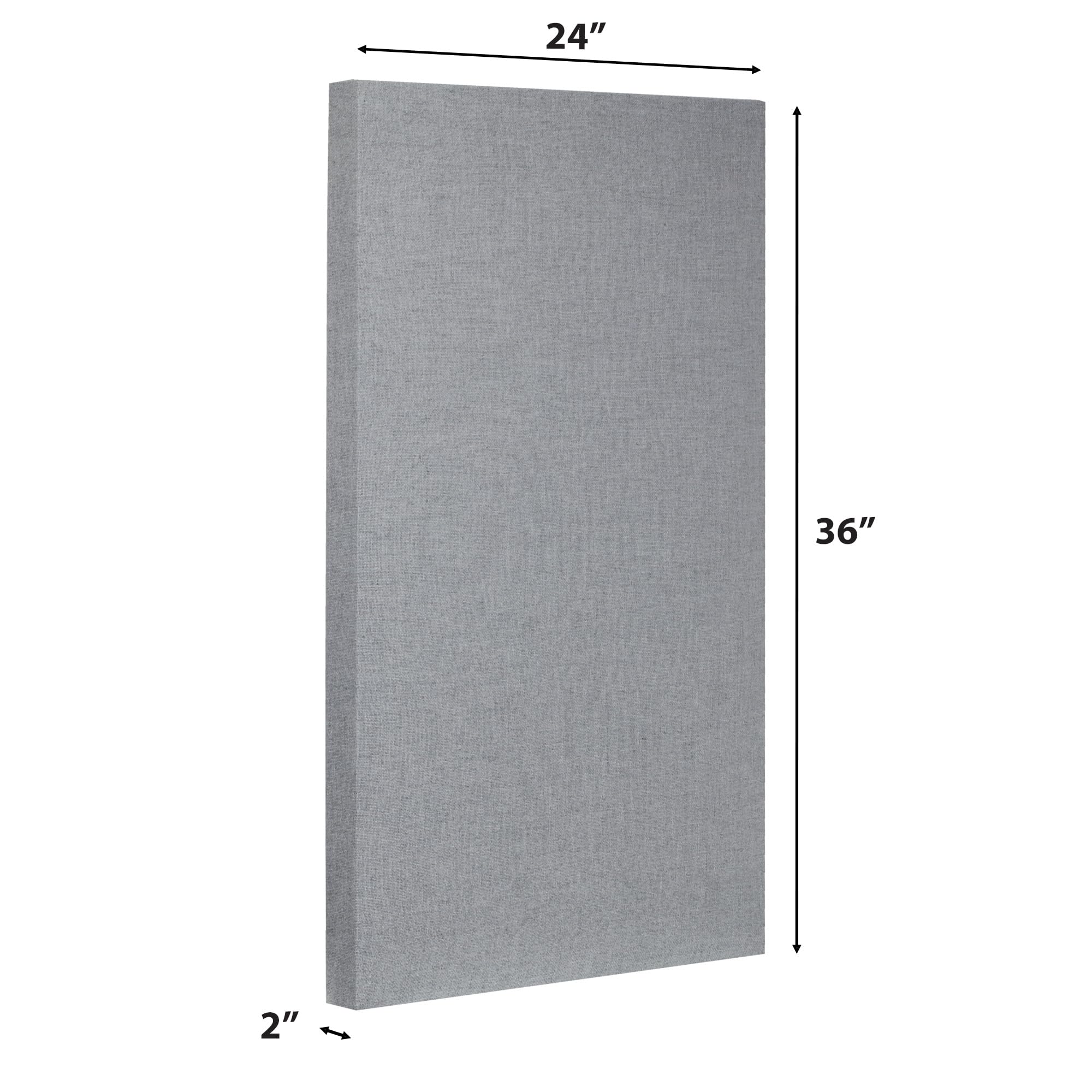 ATS Acoustics Sound Absorbing Acoustic Panel Fire Rated Professional Studio Quality 24'' x 36'' x 2'' (Blue Smoke)
