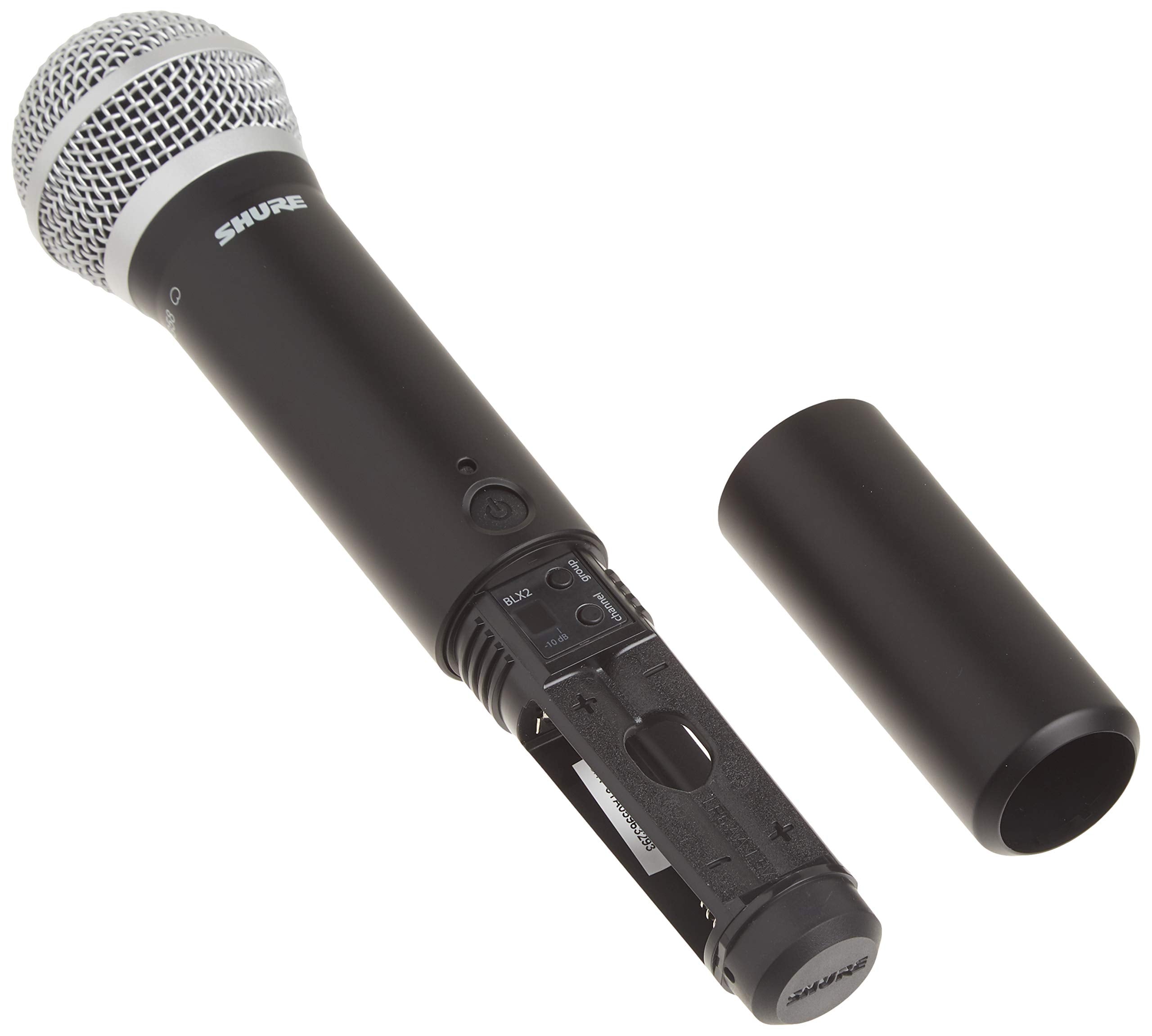 Shure BLX2/B58 Handheld Transmitter with PG58 Vocal Mic Capsule - for use with BLX Wireless Microphone Systems, Receiver Sold Se