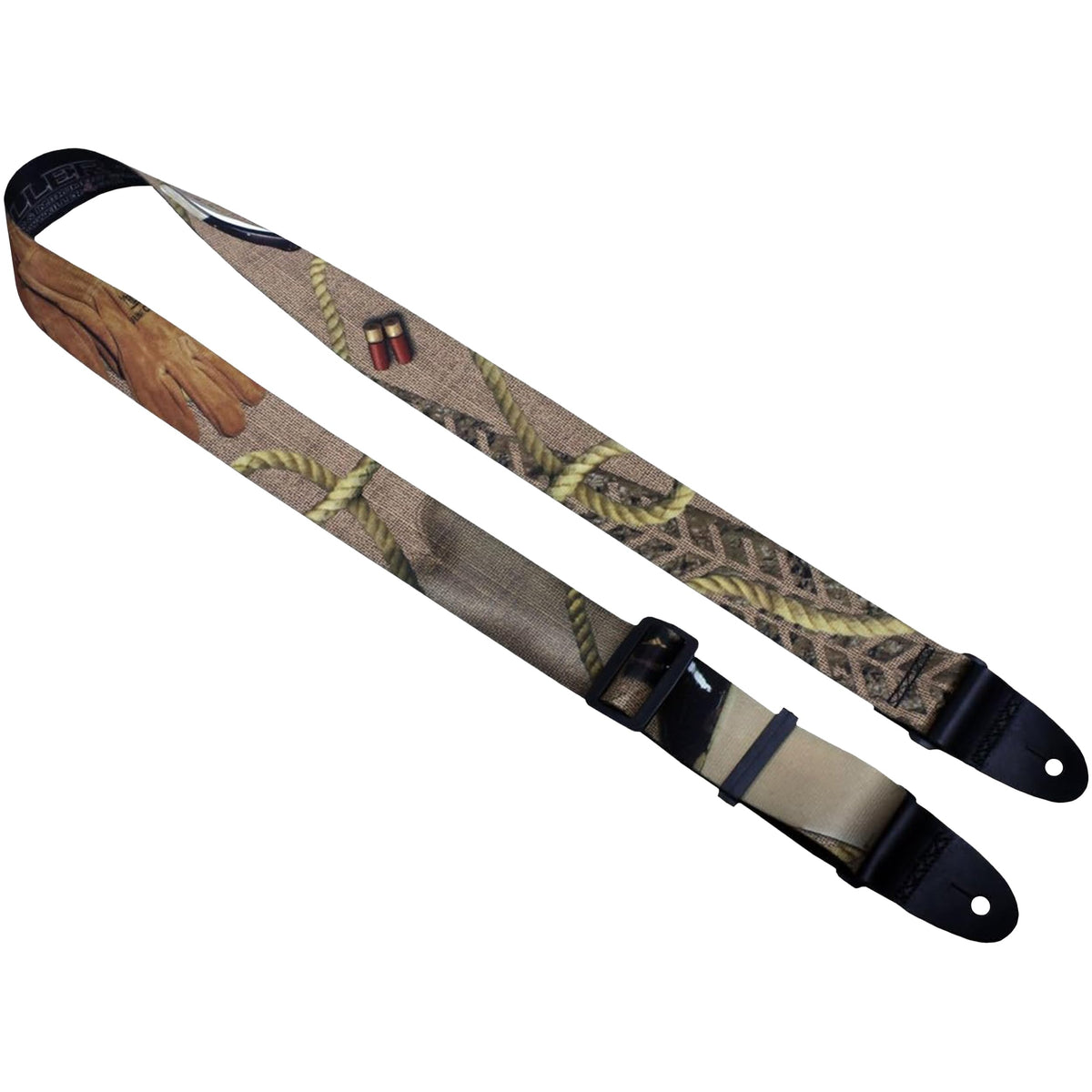 Killer-Q Guitar Strap - Stylish Straps For Electric And Acoustic Guitars With Leather Tabs, 2 Inches X 5 Feet, Country Boy