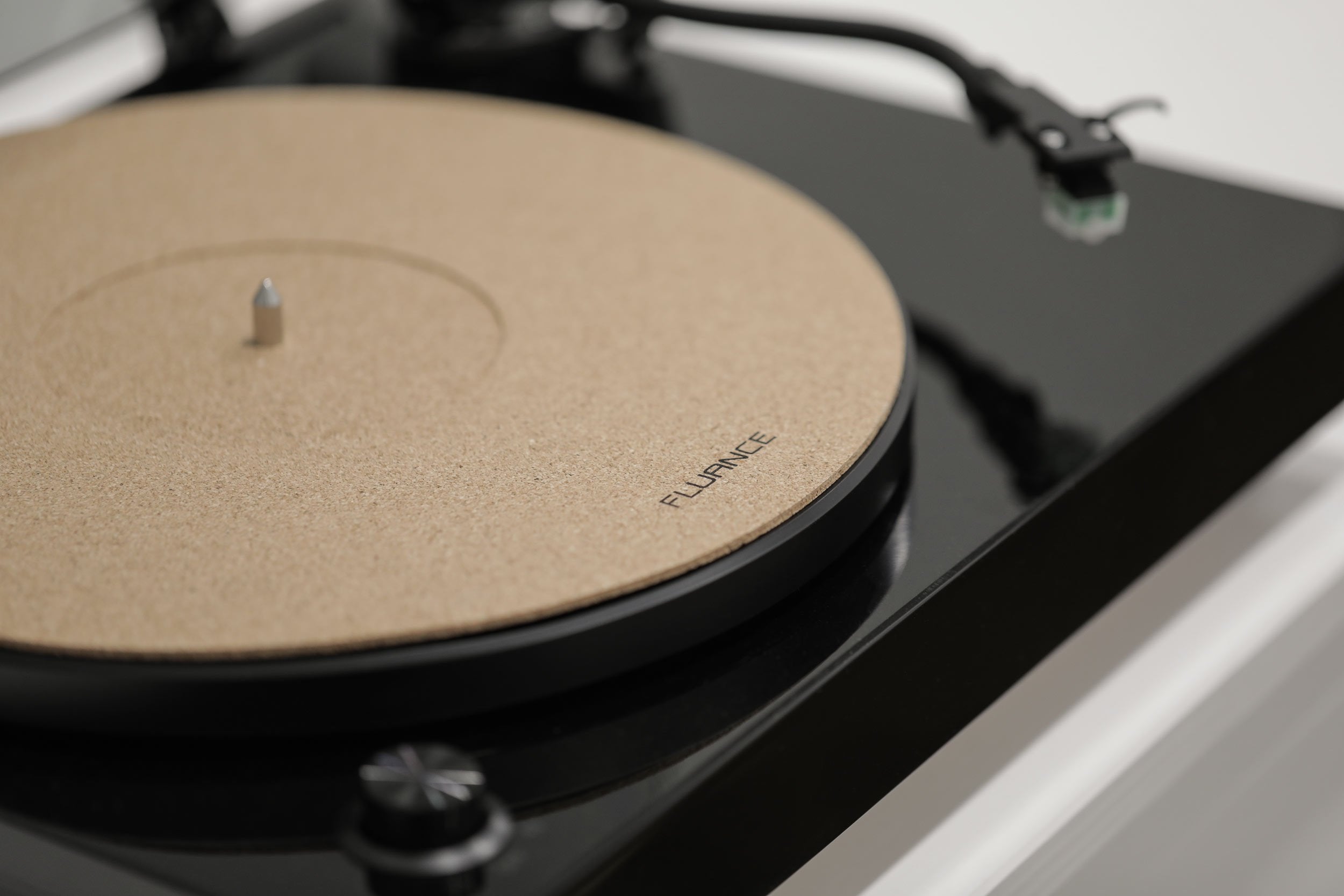 Fluance Turntable Cork Platter Mat - Audiophile Grade Improves Sound & Performance for Vinyl Record Players (TA21)