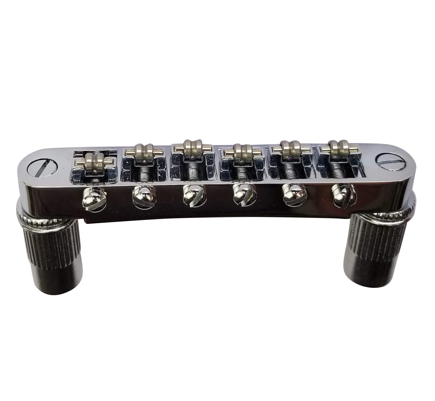 Tune-O-Matic Bridge W/Roller Saddles For Epiphone Les Paul, Sg, Es, Dot, Chrome Color
