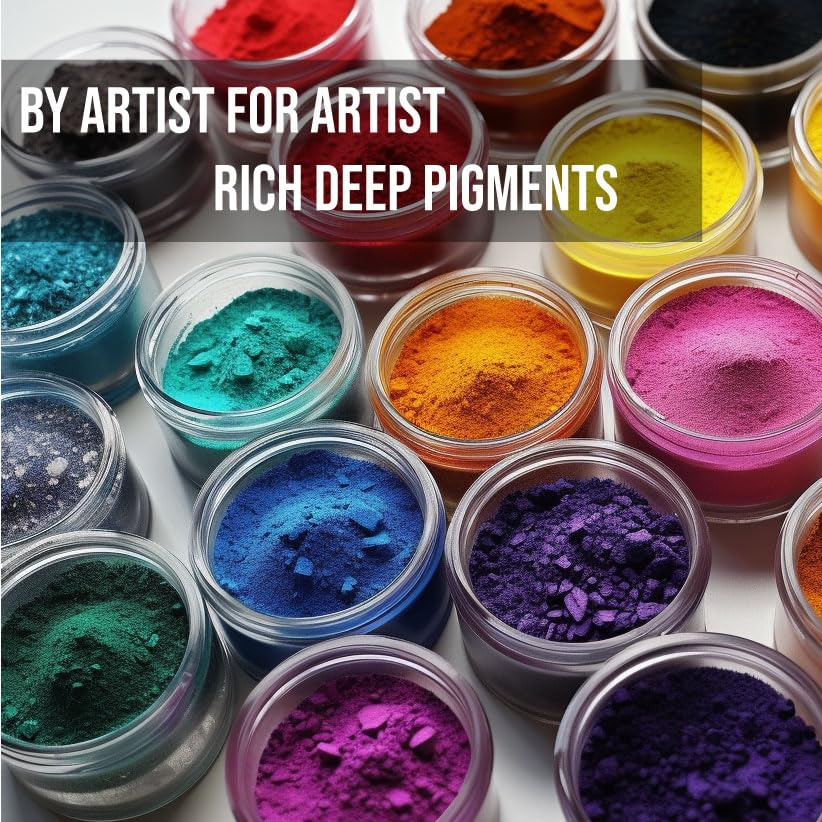 24K Metallic Mica Powder Pigment (56g) Multipurpose DIY Arts and crafts, cosmetic grade, Soap,Resin Epoxy,Paint, Slime, Mold Mak