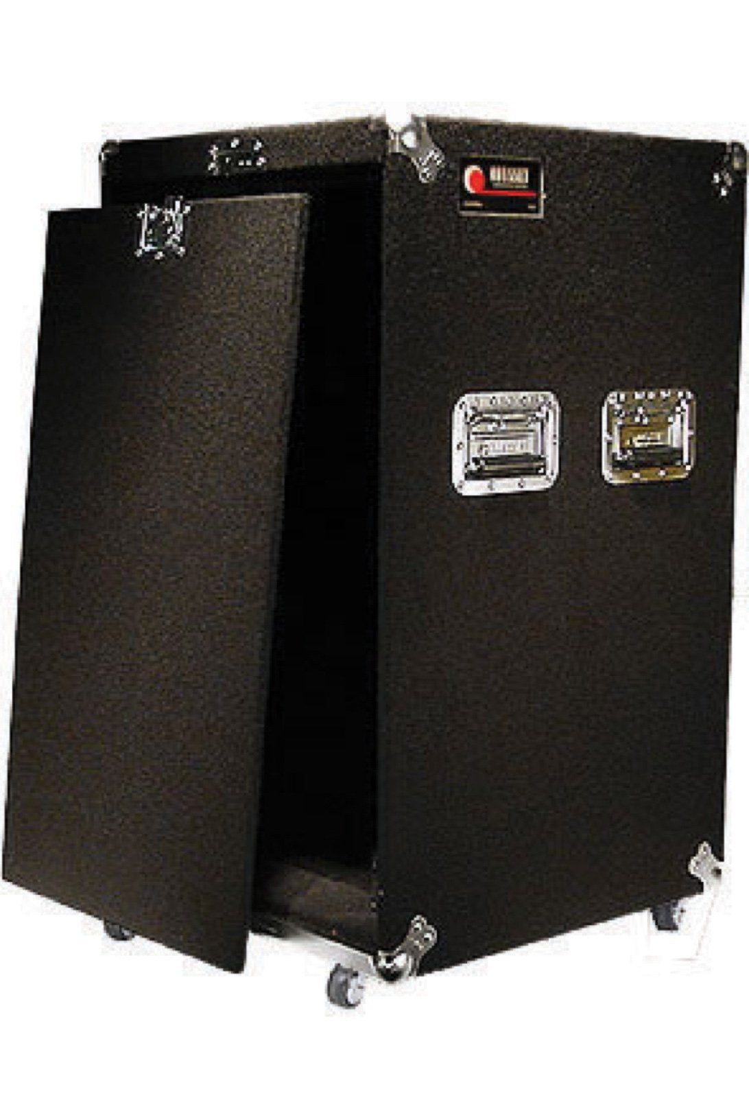 Pro 18U Carpeted Amp Rack Case with Wheels