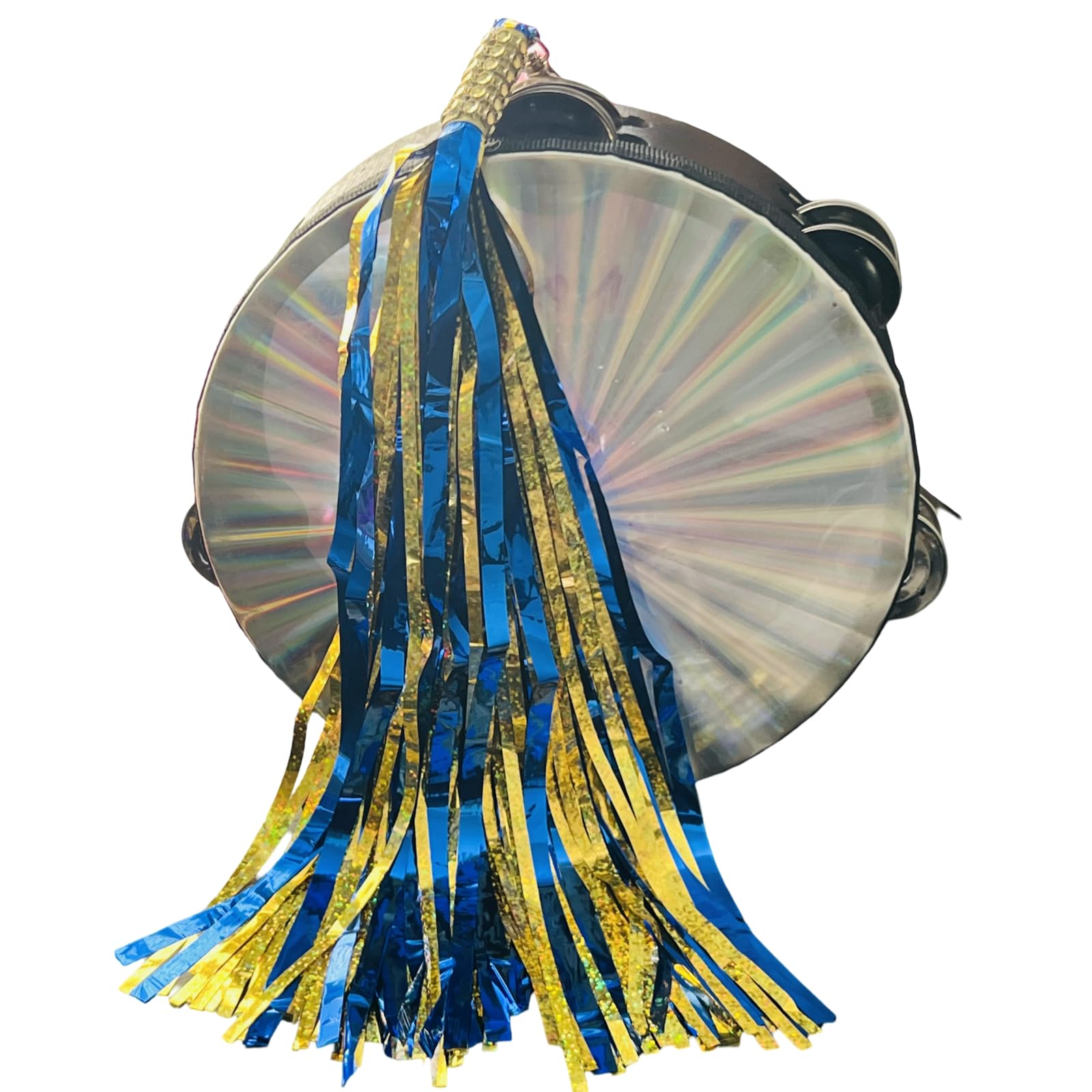 Lluvia liston para pandero Handmade 15-16inch on standard 8inch tambourine (Royal Blue)