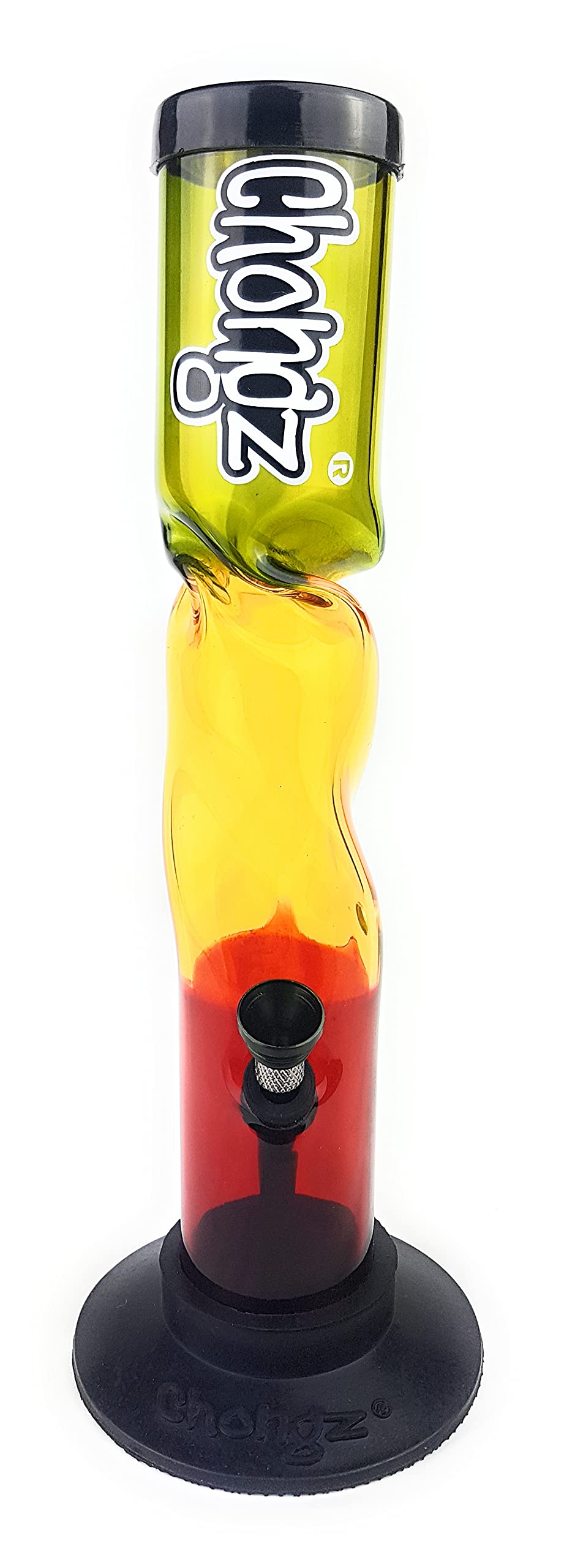 Chongz Rasta Lite And Day Acrylic Ice Bong 30Cm (Ch021)