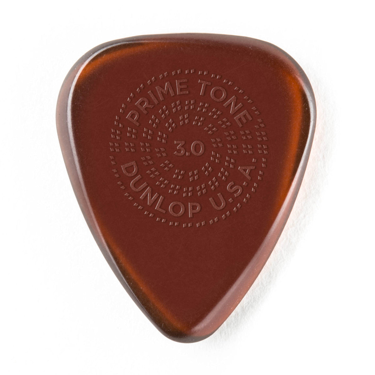 Jim Dunlop Primetone Standard 3.0Mm Sculpted Plectra With Grip - 12 Pack (510R3.0)