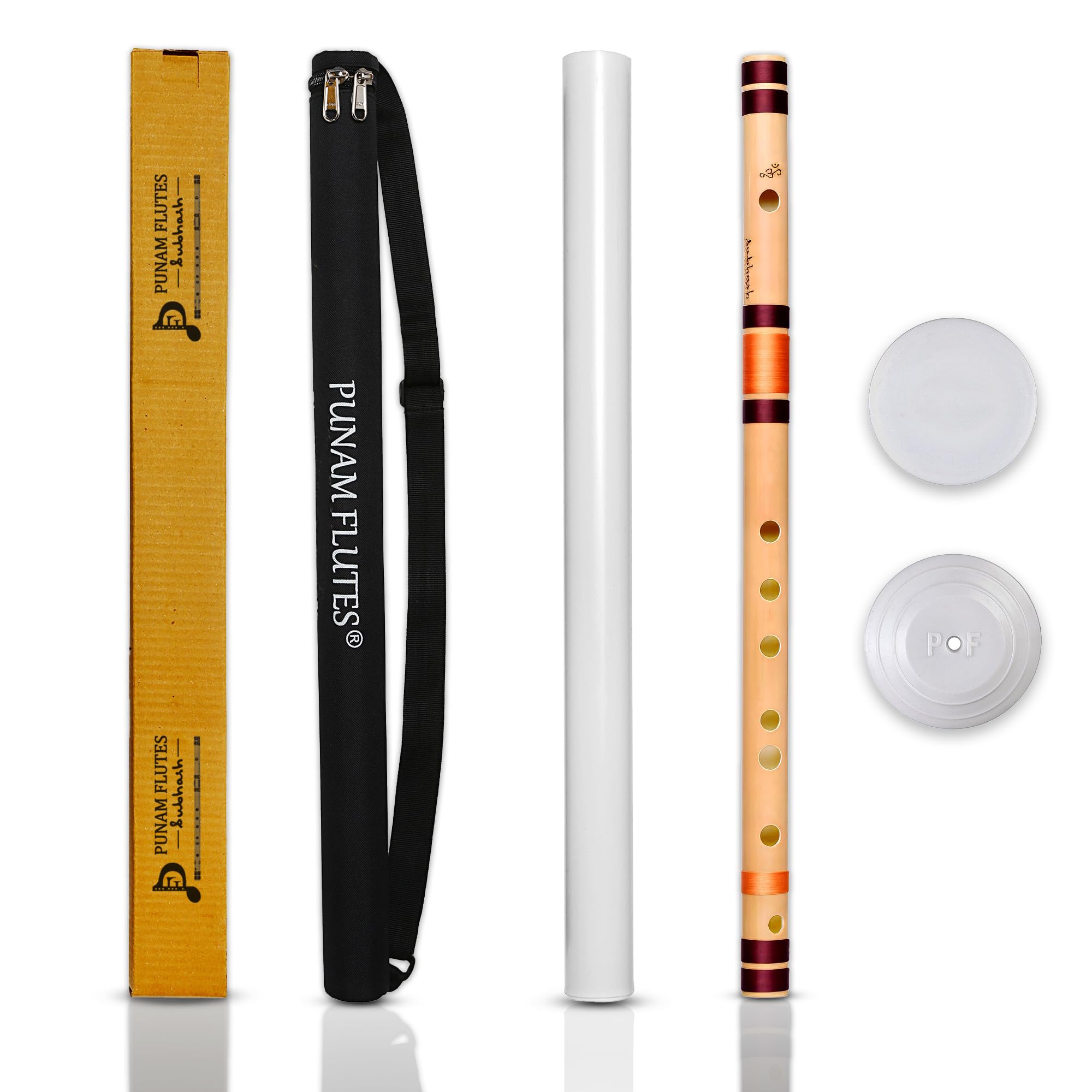 Punam Flutes B Natural Base Left Hand Size 20.4 Inches